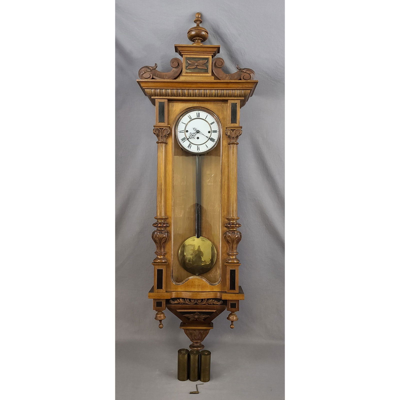A Very Large Antique Wall Clock (1 of 19)
