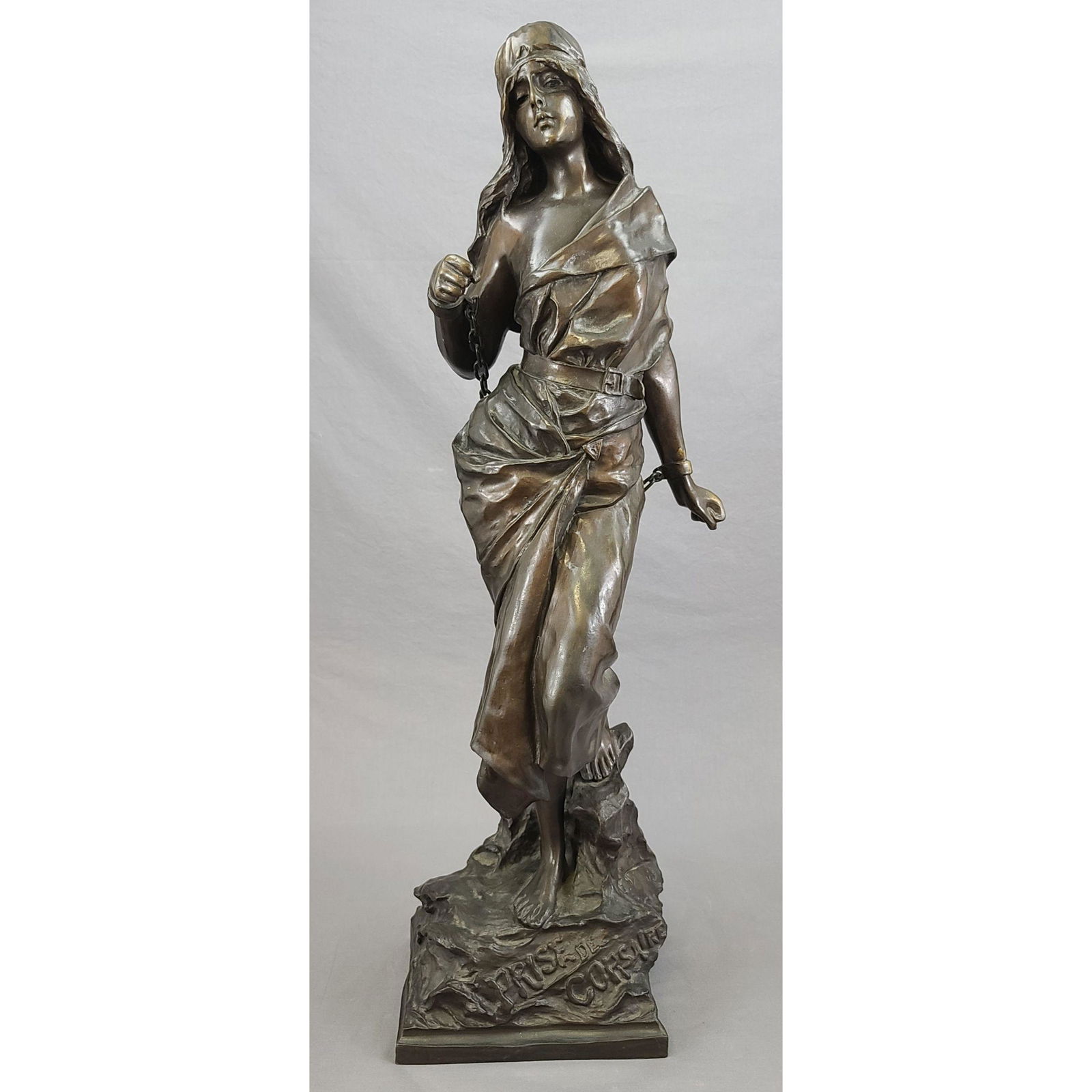 Emmanuel Villanis  (1858-1914) Bronze Figure W/ Foundry (1 of 19)