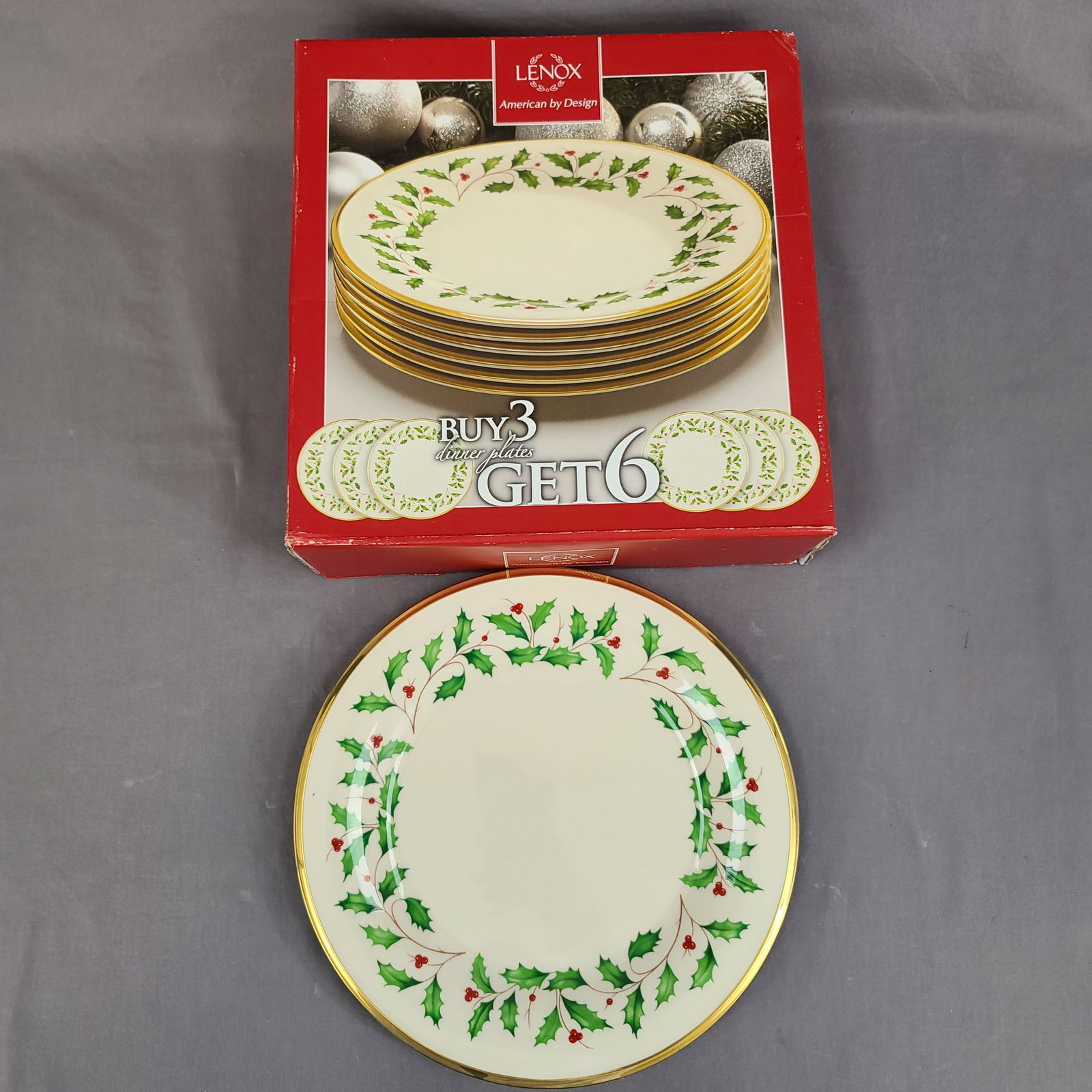 Lenox Holiday Dinner Plates (6) (1 of 4)