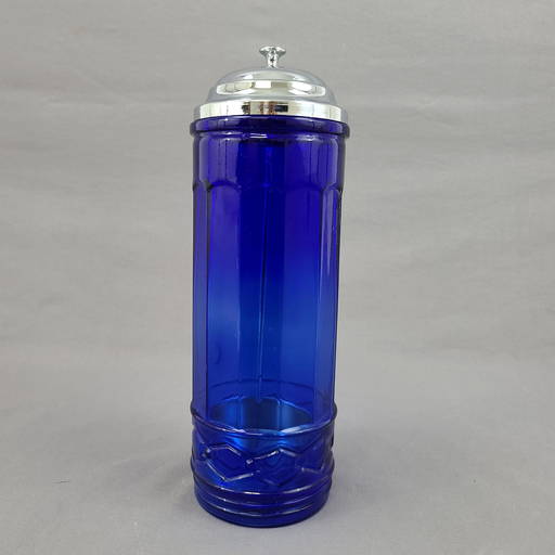 Vintage Cobalt Blue Straw Holder Jan 30, 2021 Rbfinearts in FL