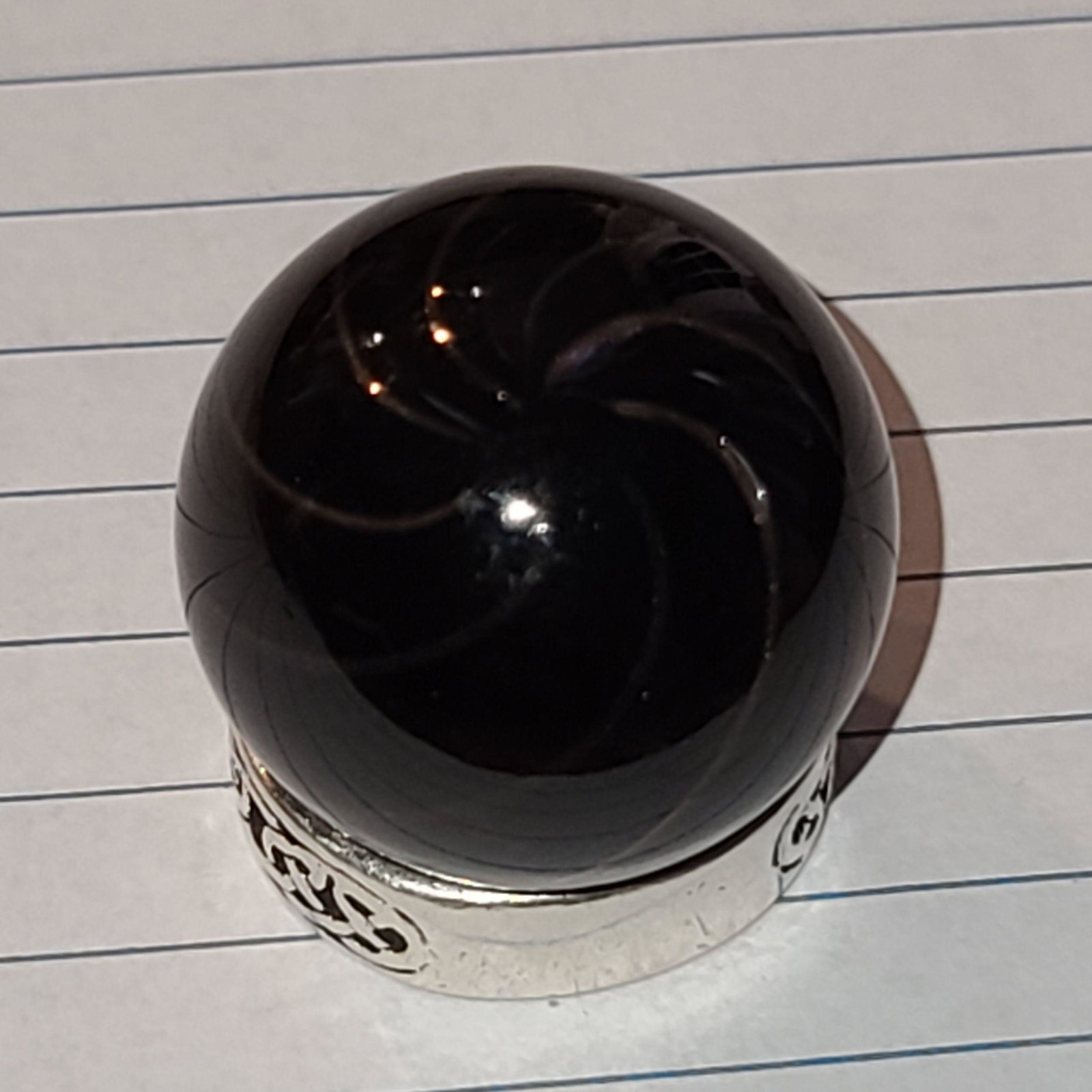 Vintage Glass Marble: Vintage Glass Marble Appx. 1 1/8"