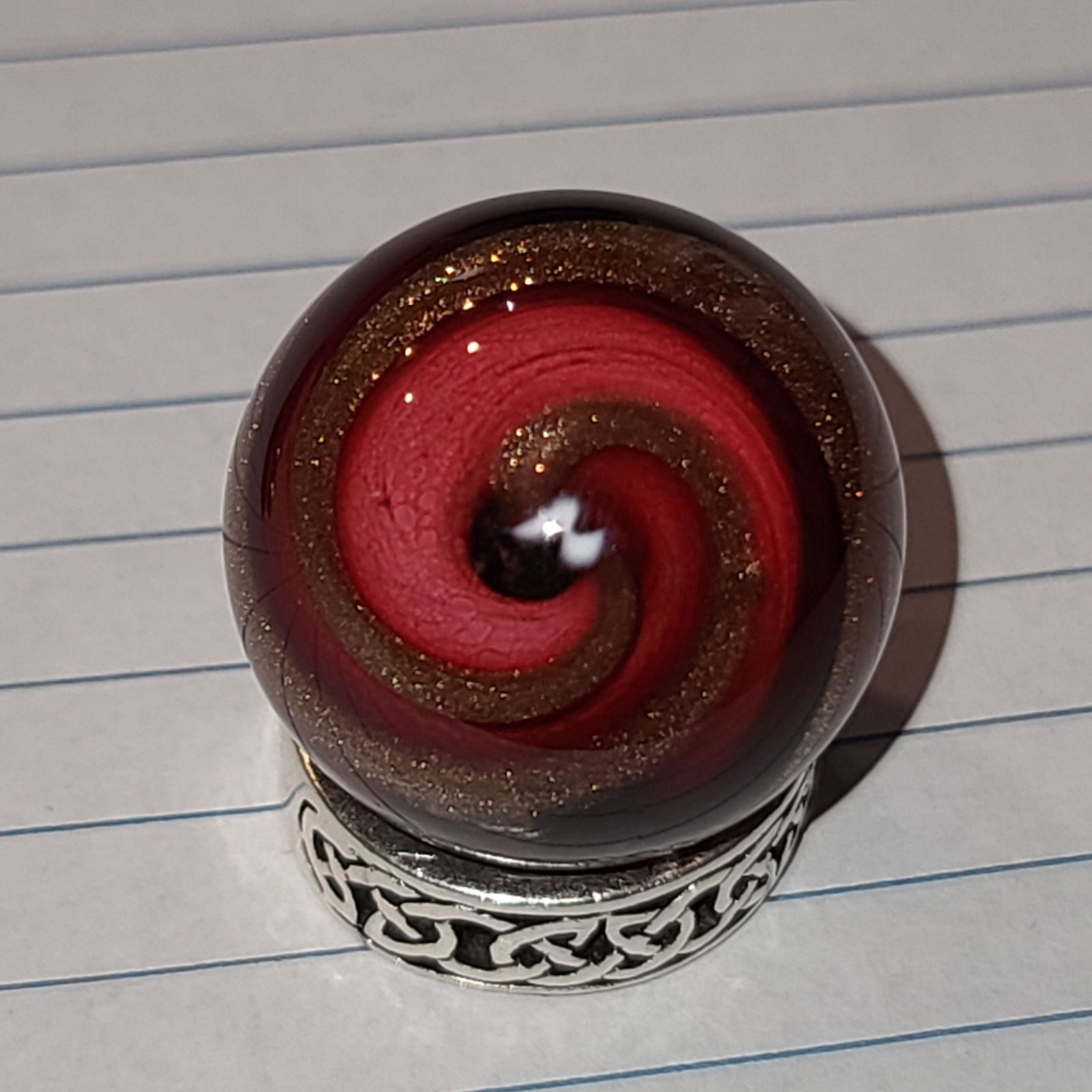 Vintage Glass Marble: Vintage Glass Marble Appx. 1"