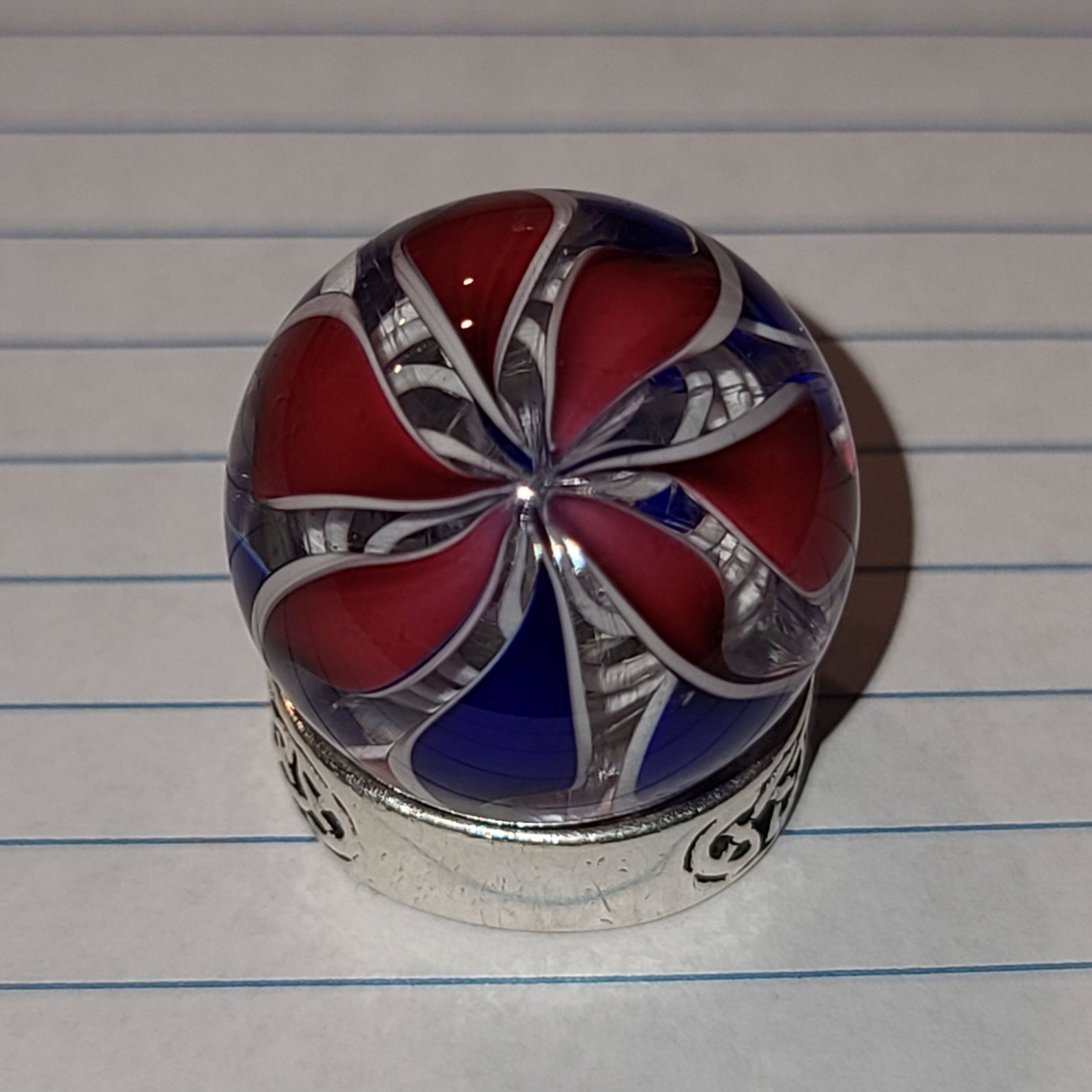 Vintage Glass Marble: Vintage Glass Marble Appx. 1"
