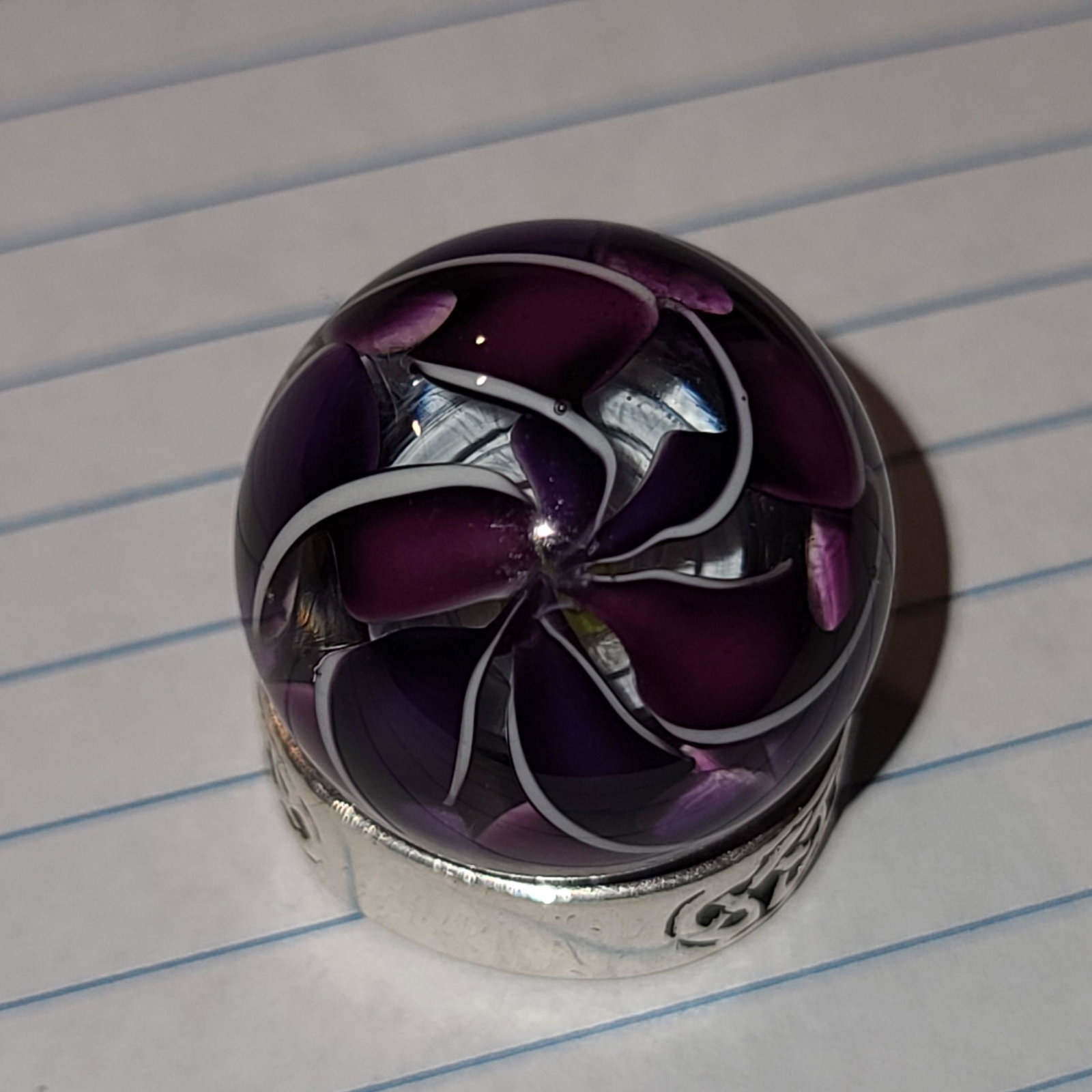 Vintage Glass Marble: Vintage Glass Marble Appx. 1"