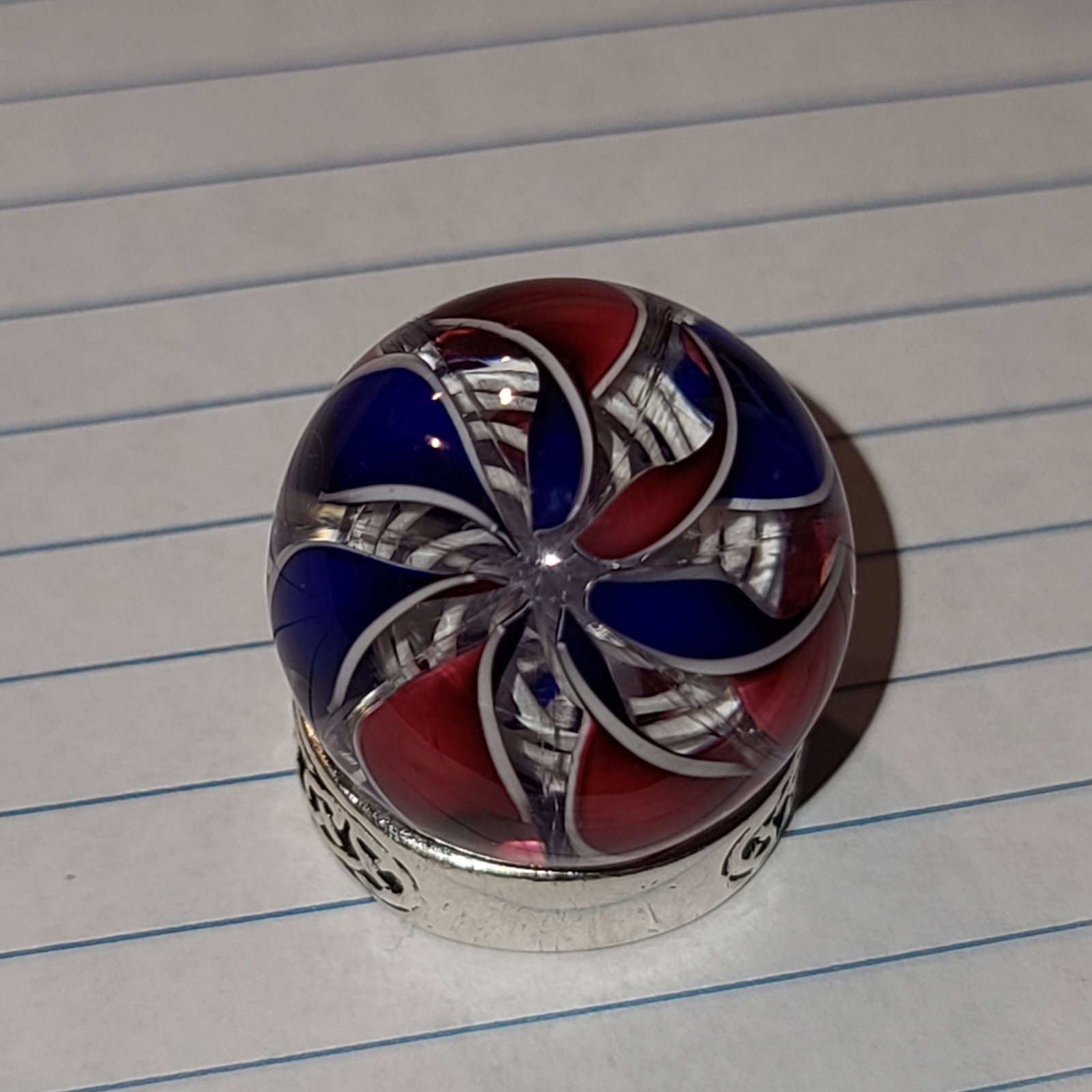 Vintage Glass Marble: Vintage Glass Marble Appx. 1"