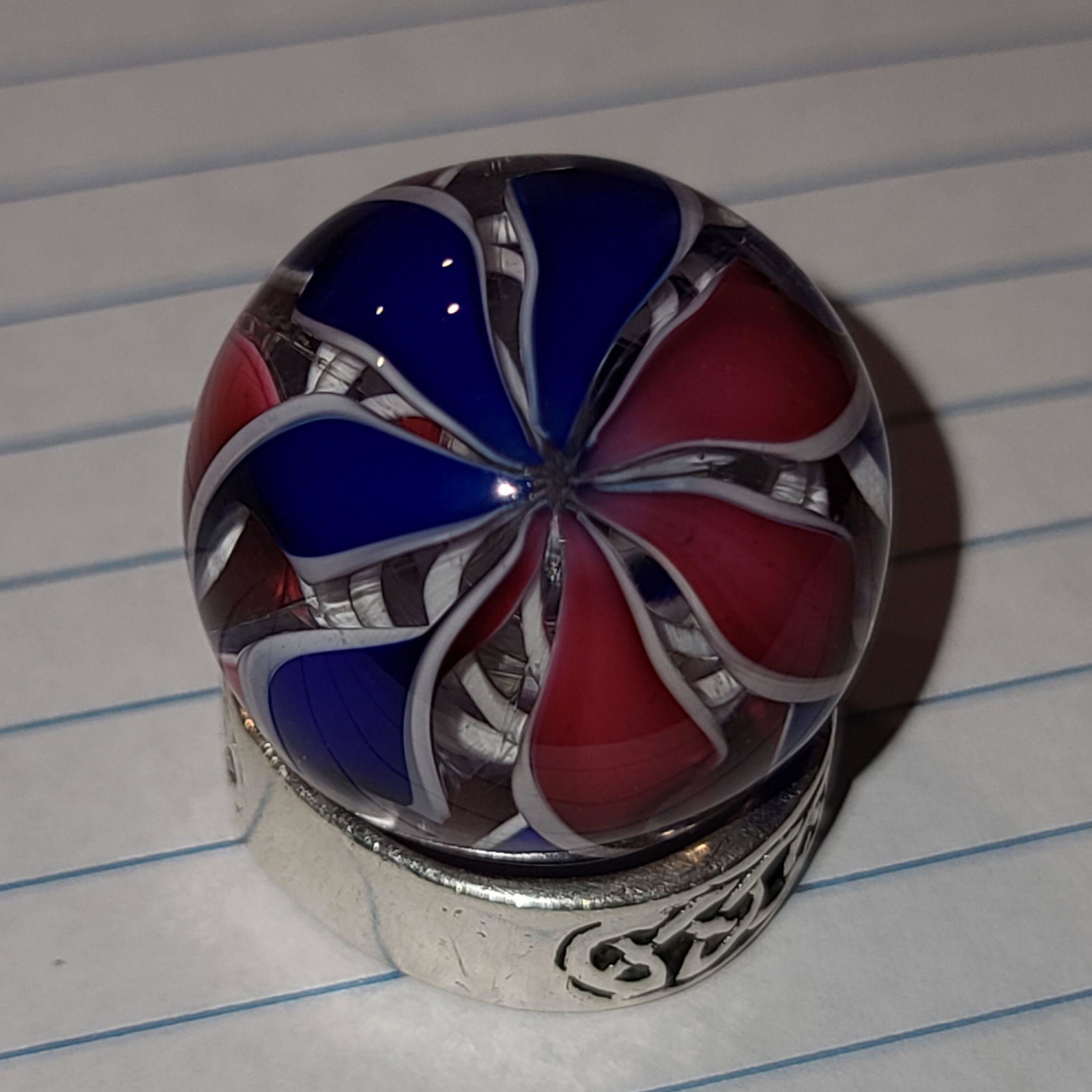 Vintage Glass Marble: Vintage Glass Marble Appx. 1"