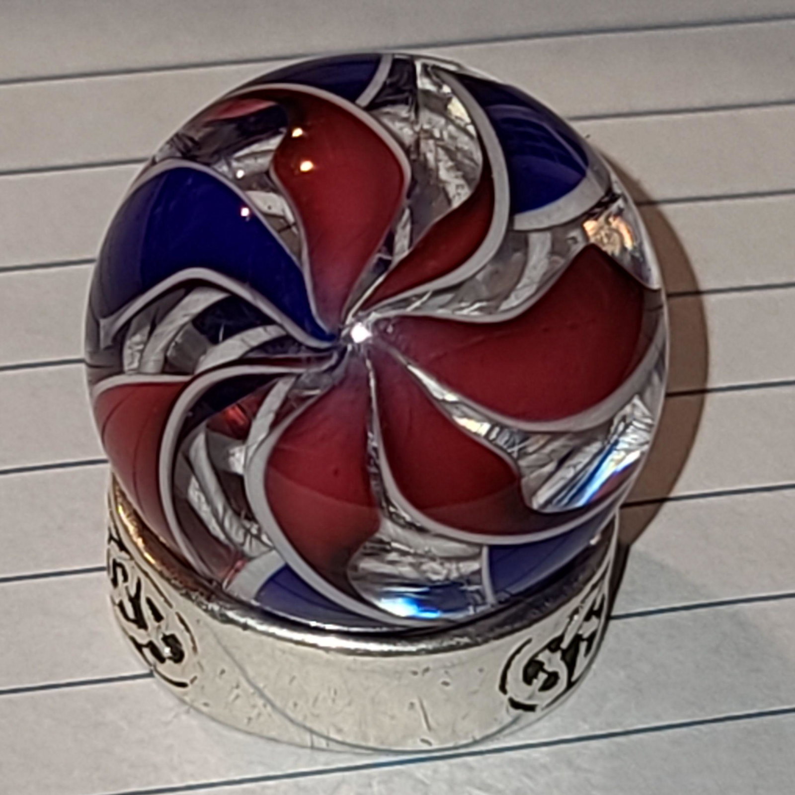 Vintage Glass Marble: Vintage Glass Marble Appx. 1"
