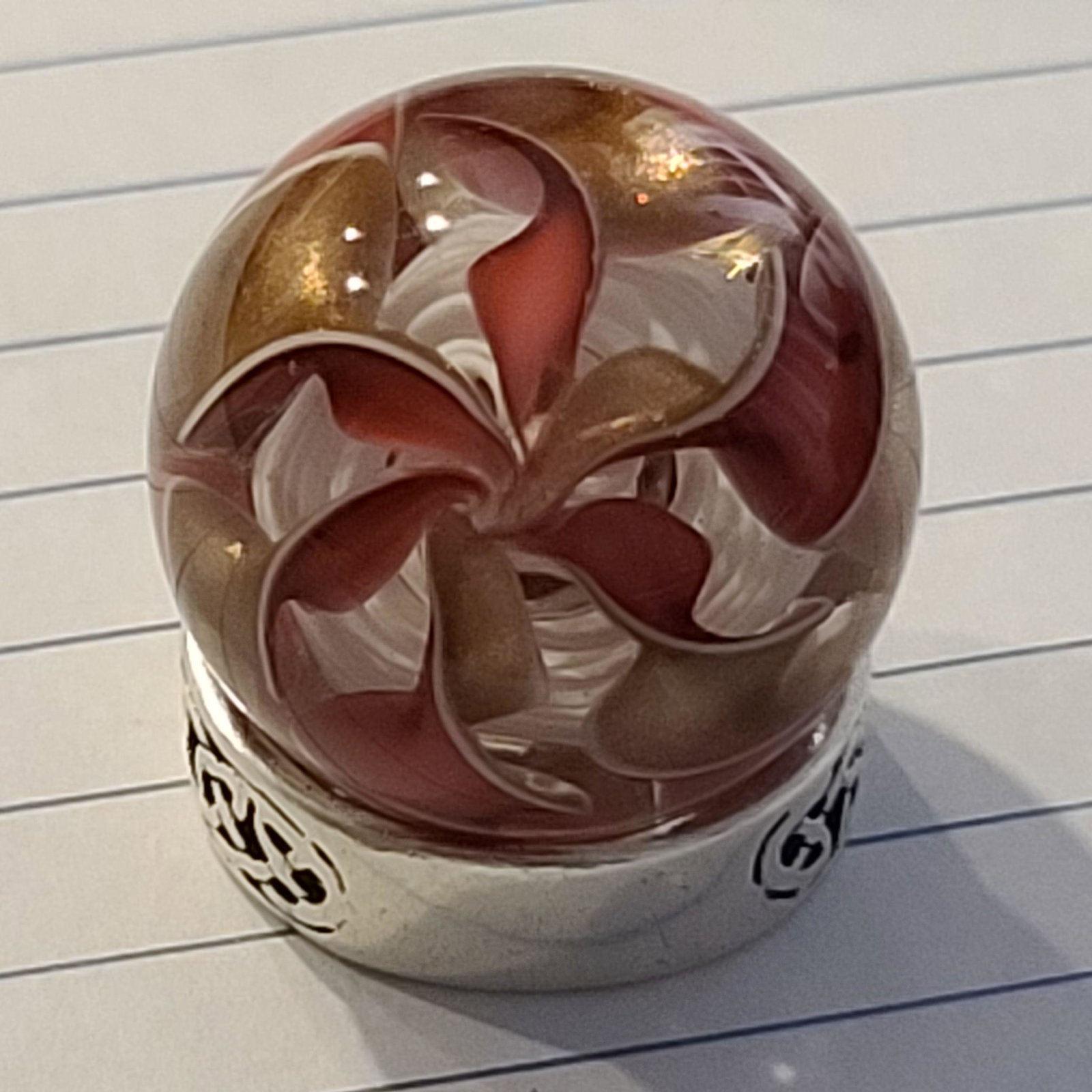 Vintage Glass Marble: Vintage Glass Marble Appx. 1"