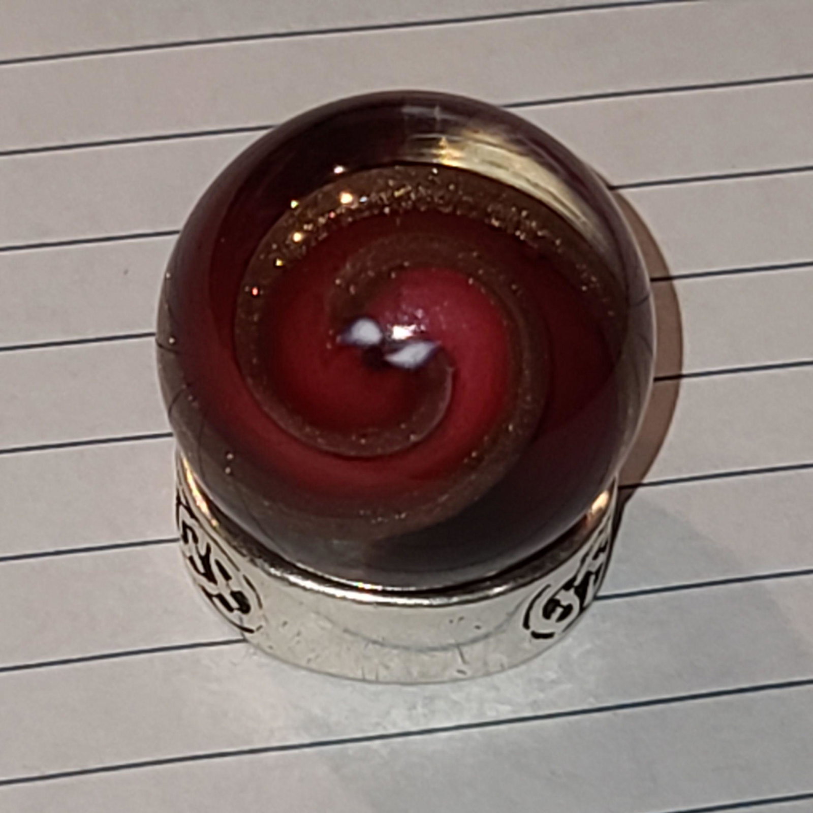 Vintage Glass Marble: Vintage Glass Marble Appx. 1"