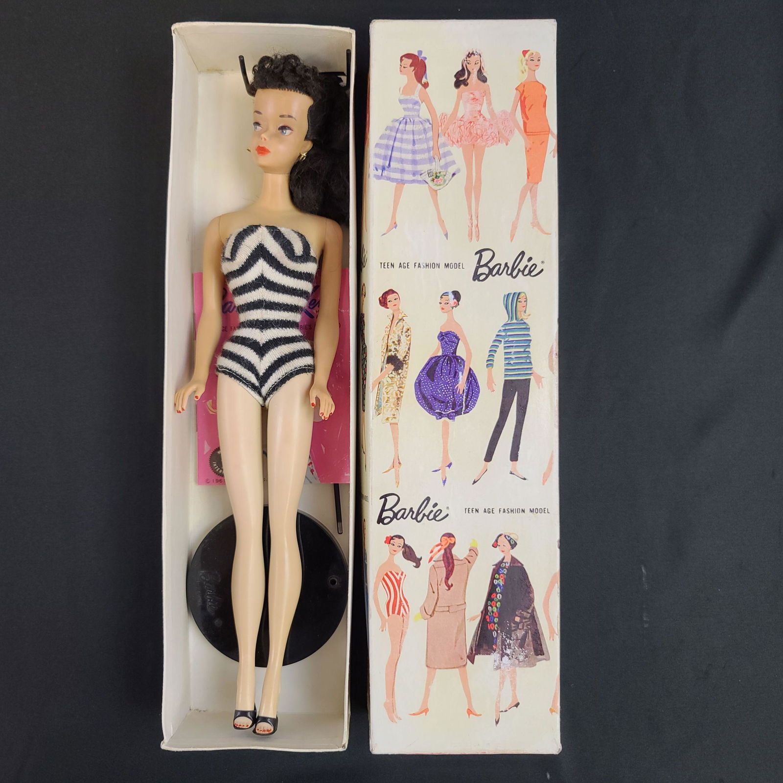 Vintage Barbie Doll #3 Brunette: Vintage Barbie Doll #3 Brunette