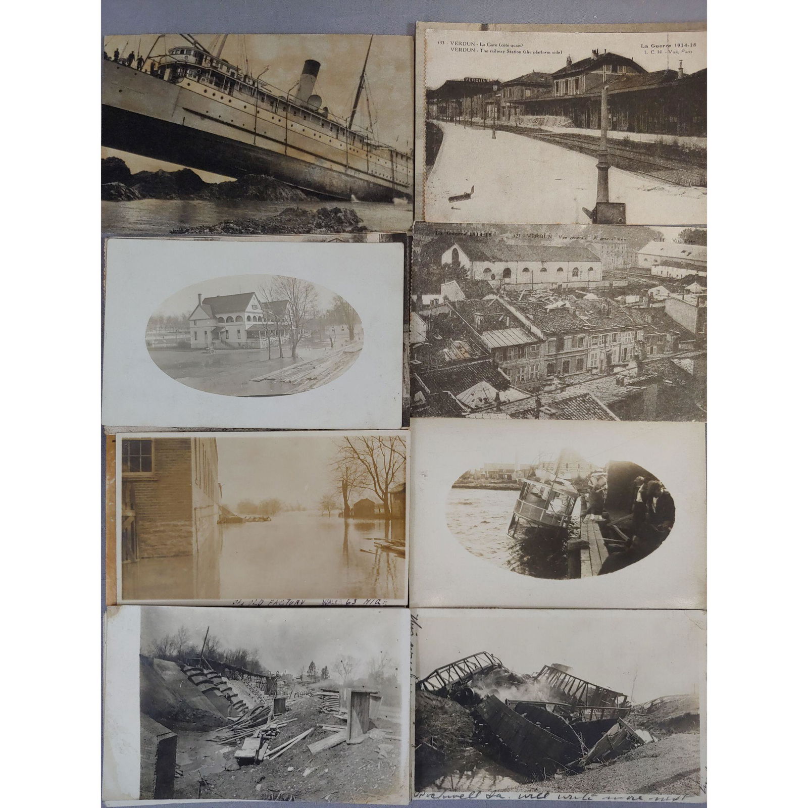 Lg Vintage Lot Of Assorted Postcards W/ Stamps, EARLY!! (1 of 2)