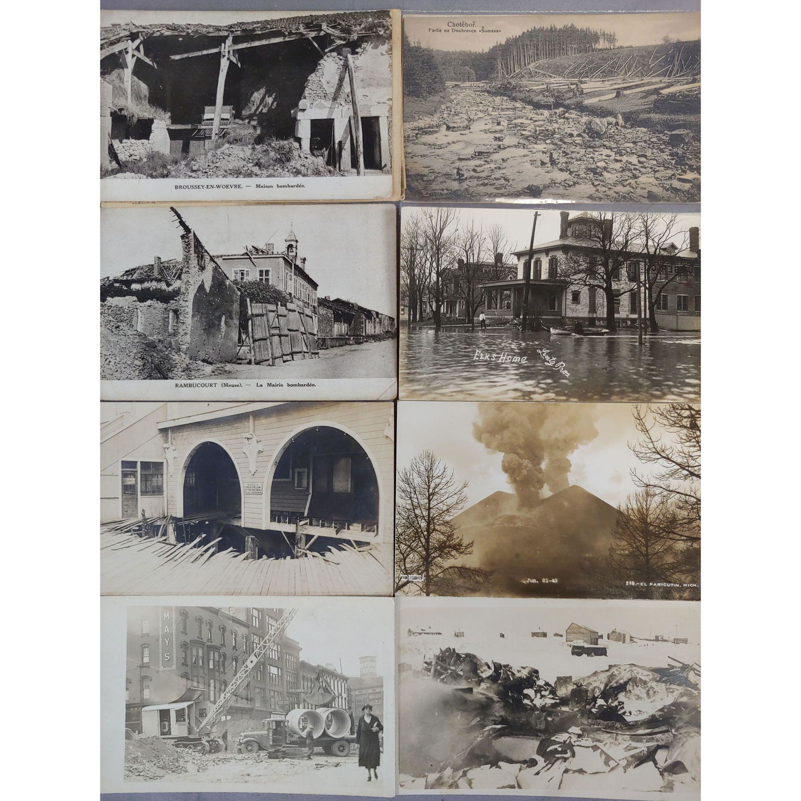 Lg Vintage Lot Of Assorted Postcards W/ Stamps, EARLY!! (1 of 2)