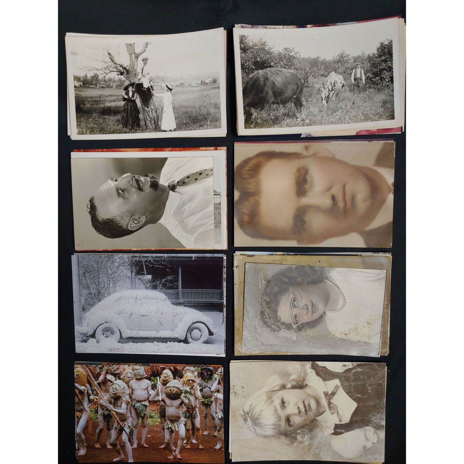 Lg Vintage Lot Of Assorted Postcards W/ Stamps, EARLY!! (1 of 2)