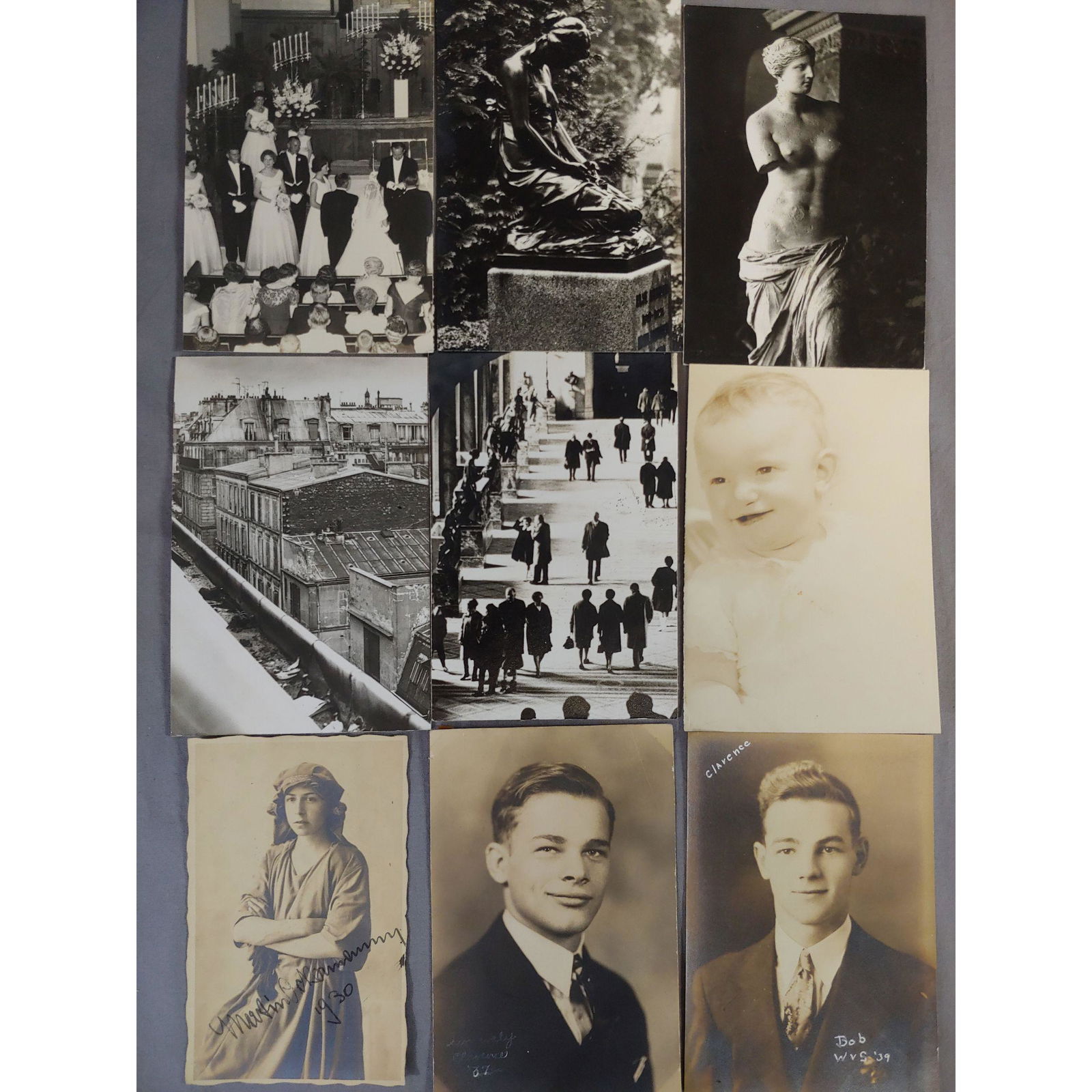 Lg Vintage Lot Of Assorted Postcards W/ Stamps, EARLY!! (1 of 2)