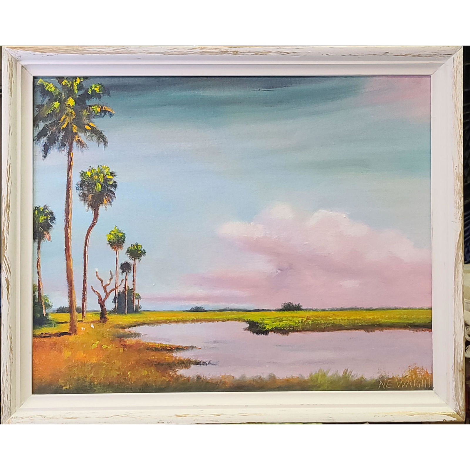 N.E Wright Florida Highwaymen Landscape Painting (1 of 9)