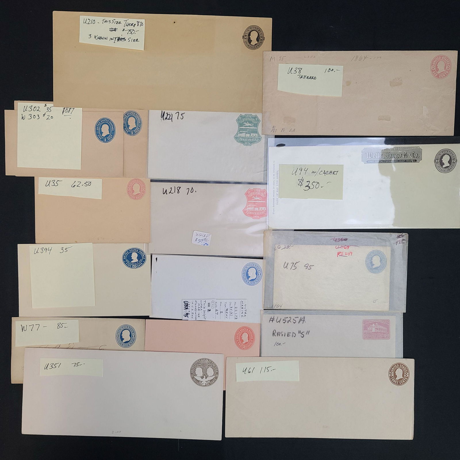 US MINT POSTAL STATIONARY  ENTRIES 15 PCS (1 of 10)