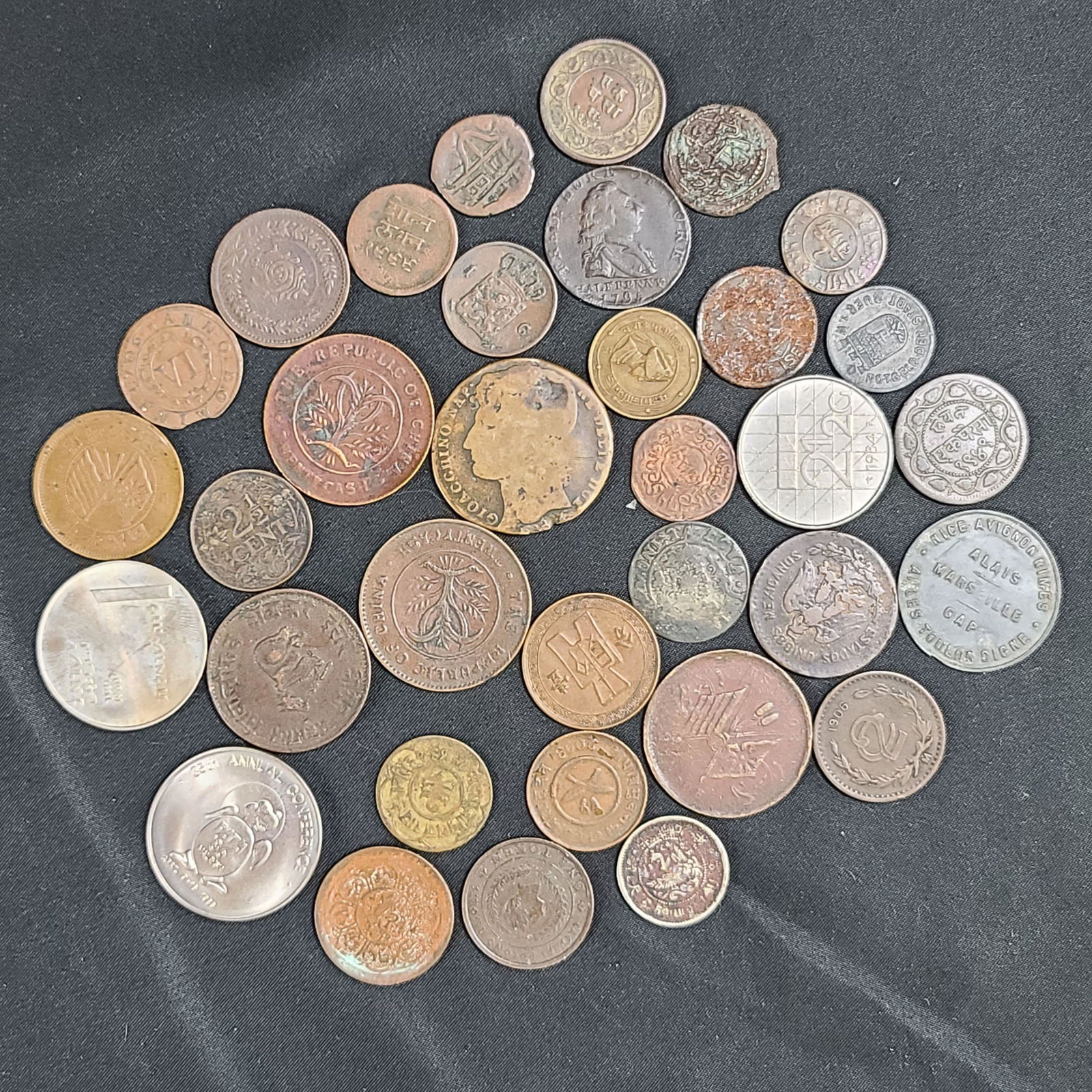 A Grouping Of Antique Coins (1 of 8)