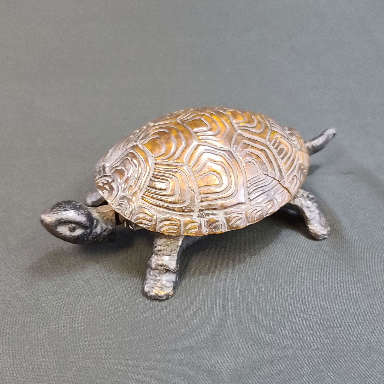 A Fine Antique Turtle Desk Bell SEE PIC 2 (1 of 12)