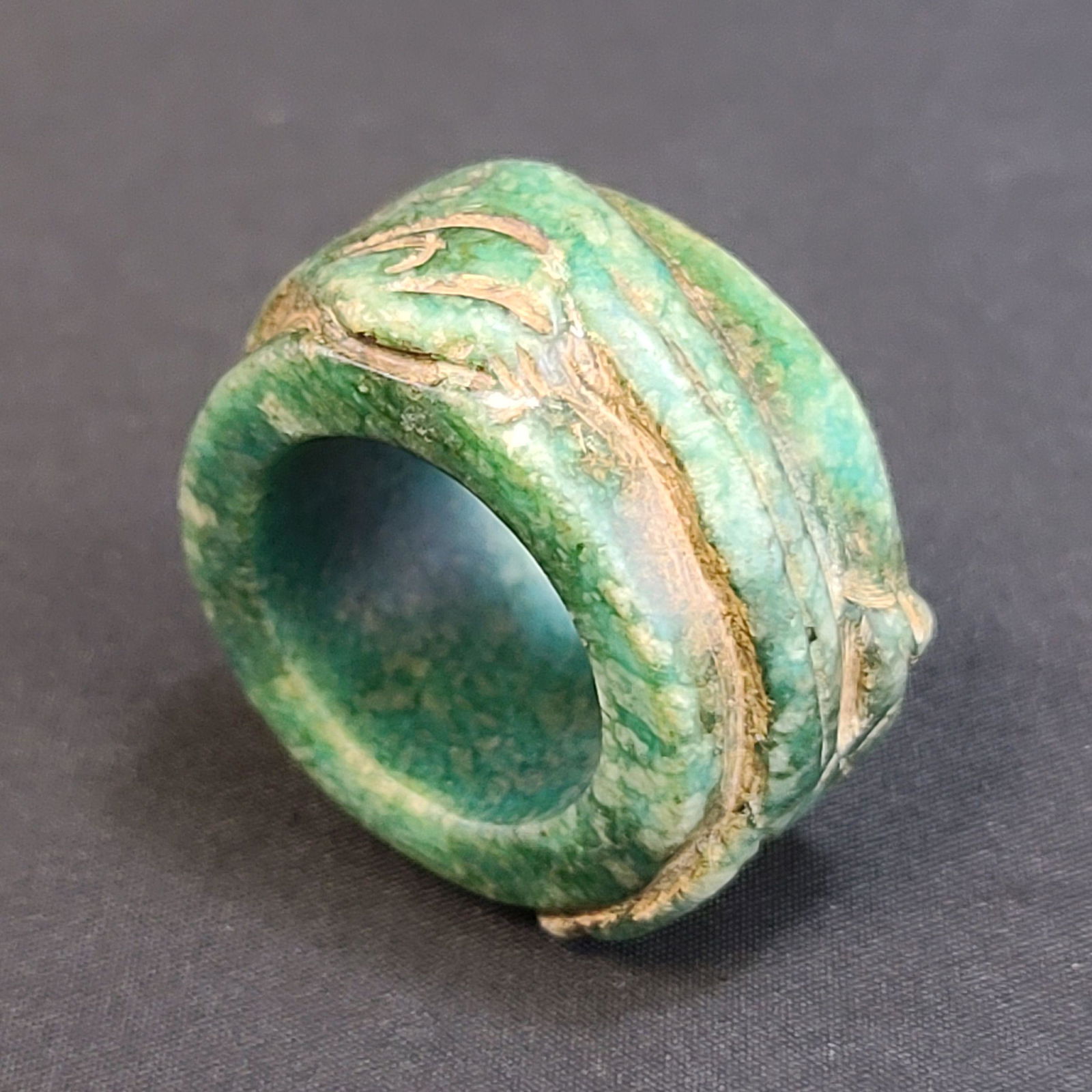 Chinese Carved Jade Archer’s Ring (1 of 11)