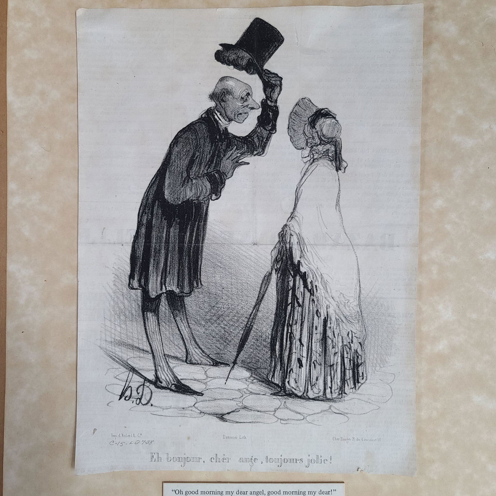 Honore Daumier Lithograph From Personal Collection Of D (1 of 13)