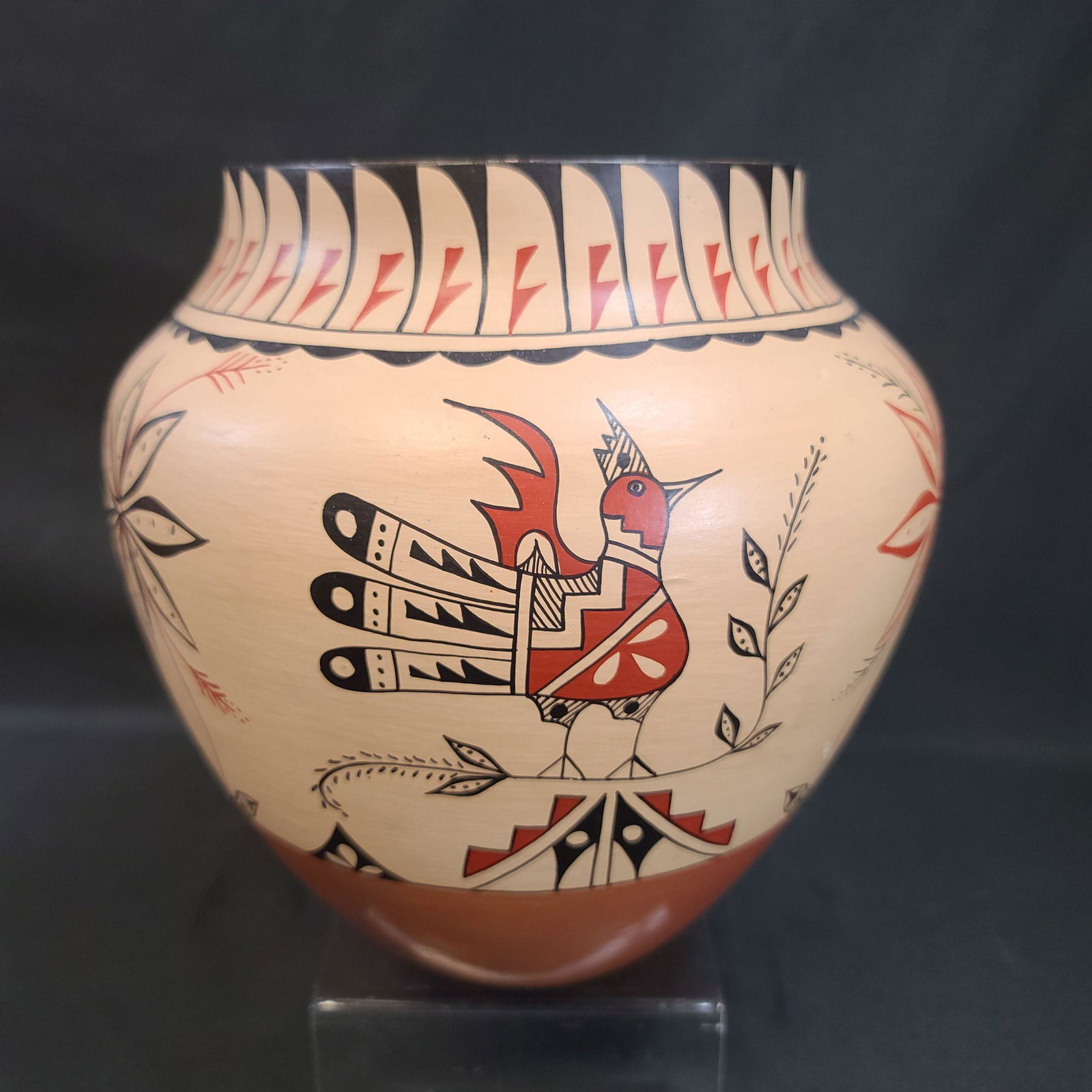 Christine Tosa Jemez Pueblo Pottery Olla Jar Signed (1 of 17)