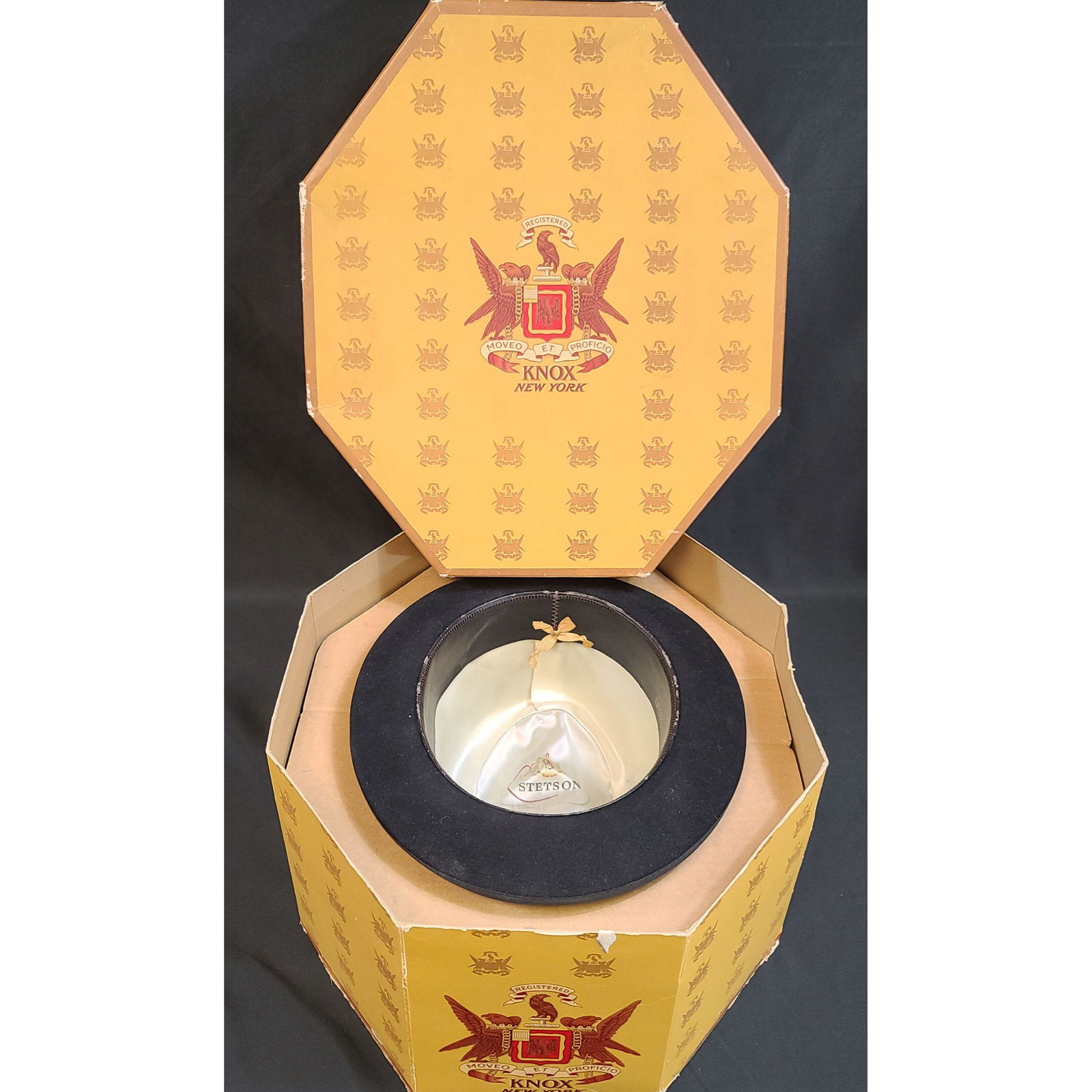 Stetson-Brand Fedora dating to the 1940s/50s In Box (1 of 14)