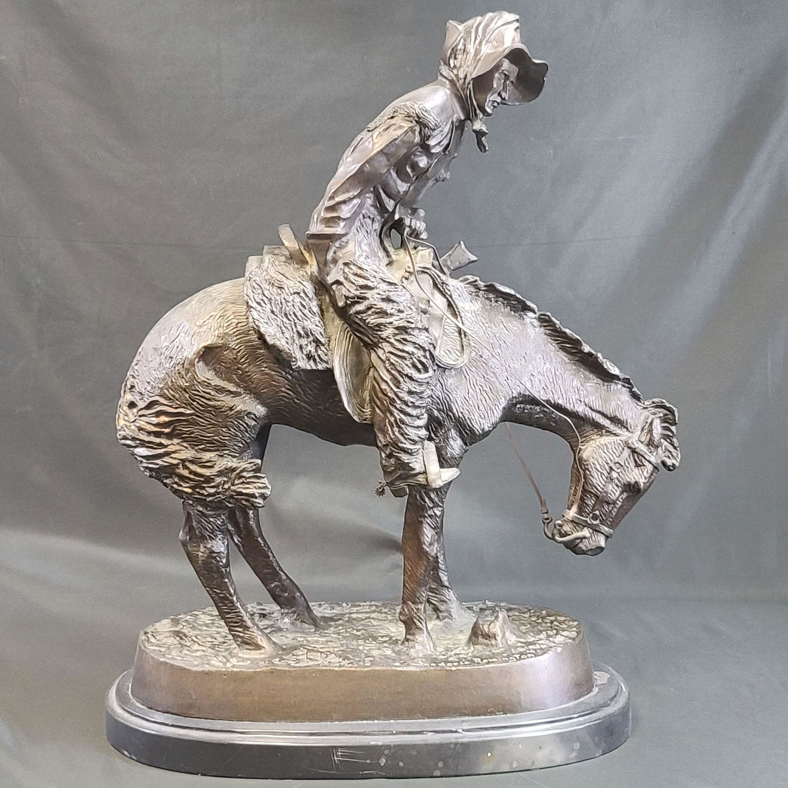 Signed Bronze Sculpture Frederick Remington.