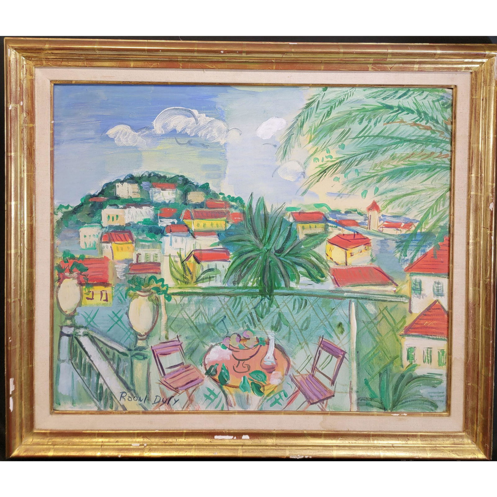 O/C Landscape Signed In manner of Raoul Dufy (1 of 17)