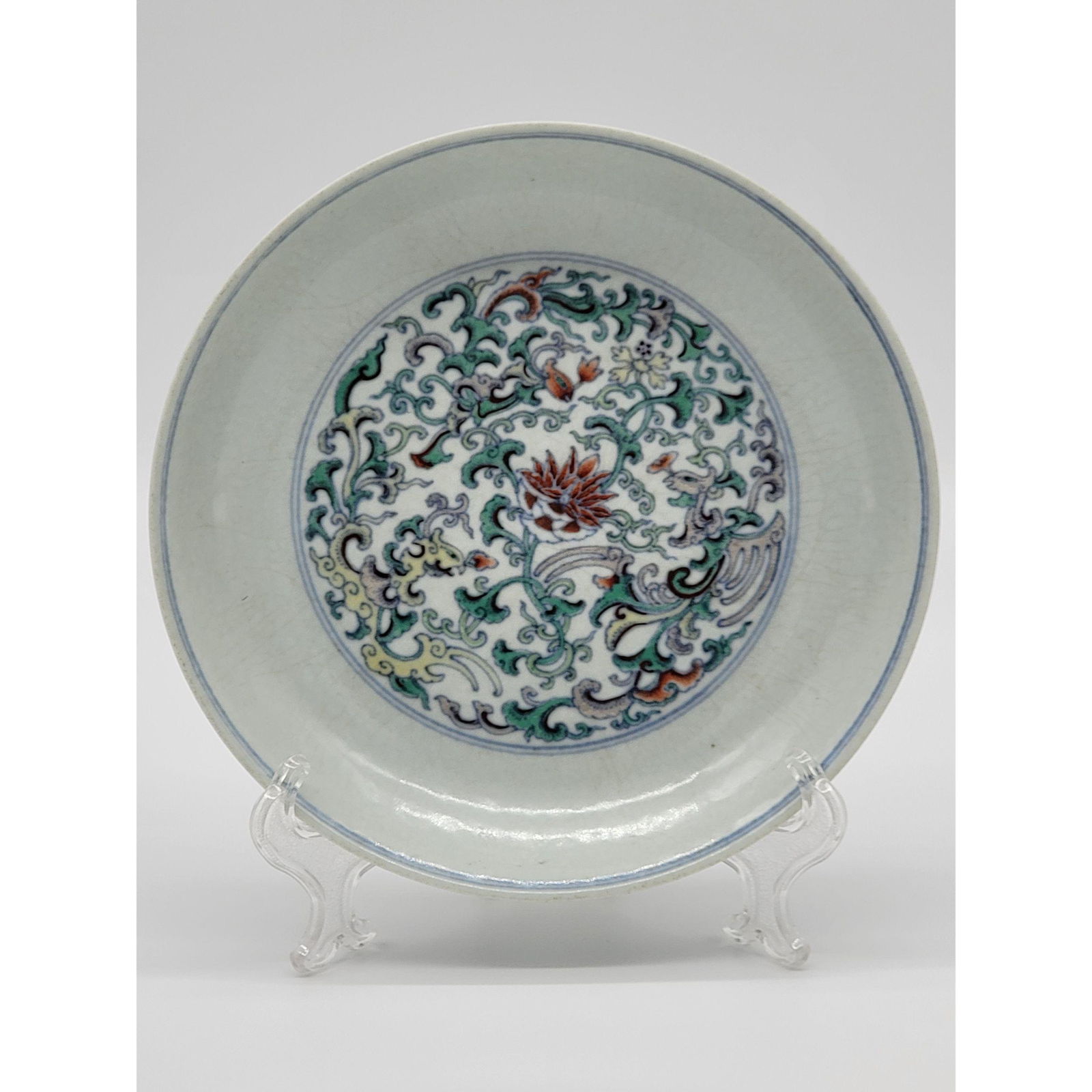 A Chinese Ducai Porcelain Bowl With Mark (1 of 19)
