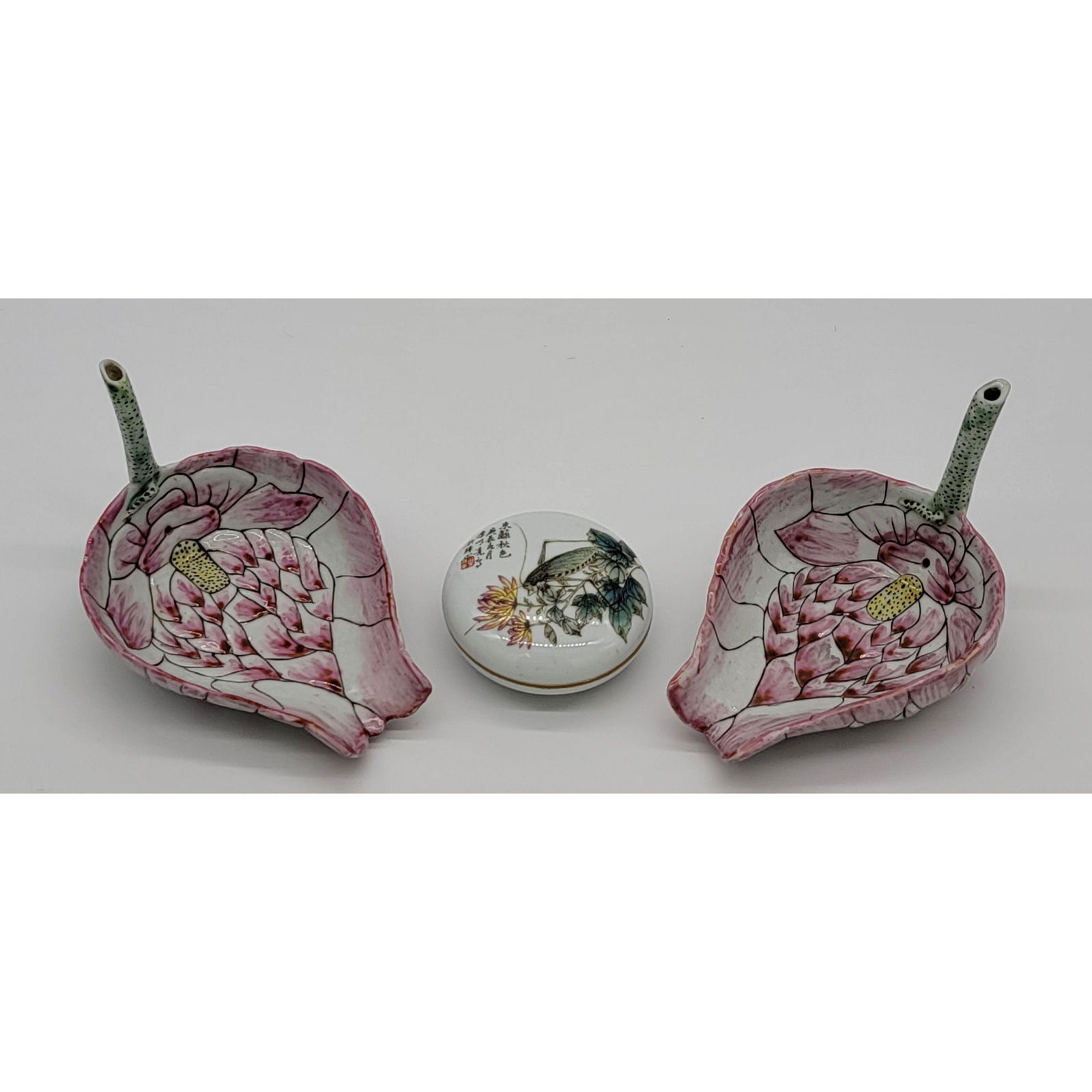 Grouping Of Chinese Porcelain Paste Box Water Coupe (1 of 14)