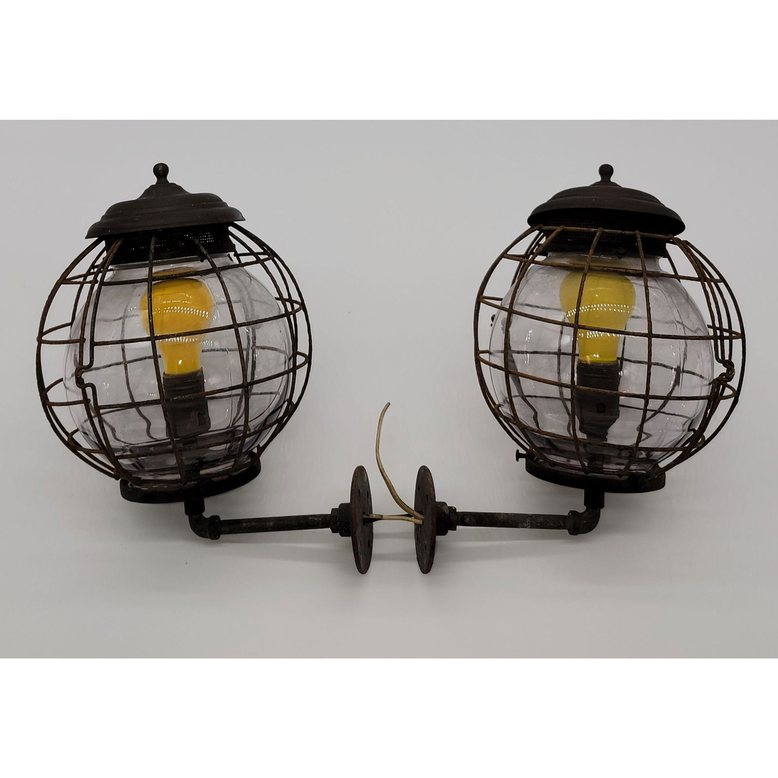 Pair Of Antique "COLT" Gas Light Fixtures Wall Sconces (1 of 9)