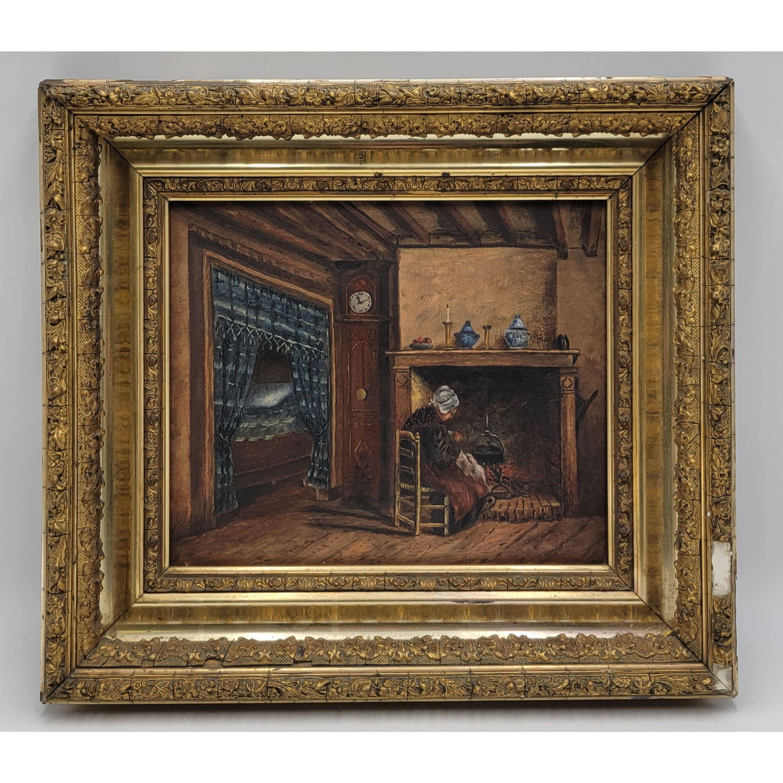 19 C Interior Painting Attributed To James Whistler (1 of 17)