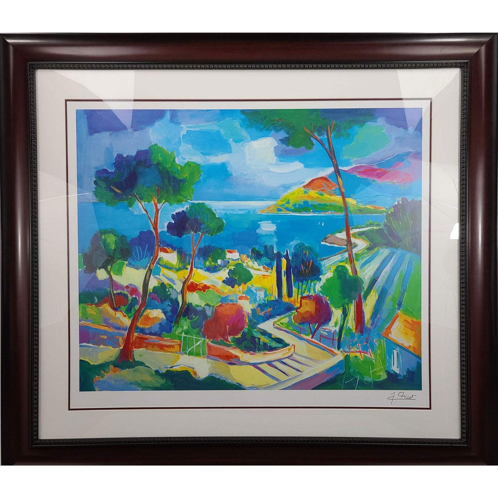 Jean-Claude Picot "L' Escalier a Theoule" 2007 Lithogra (1 of 11)