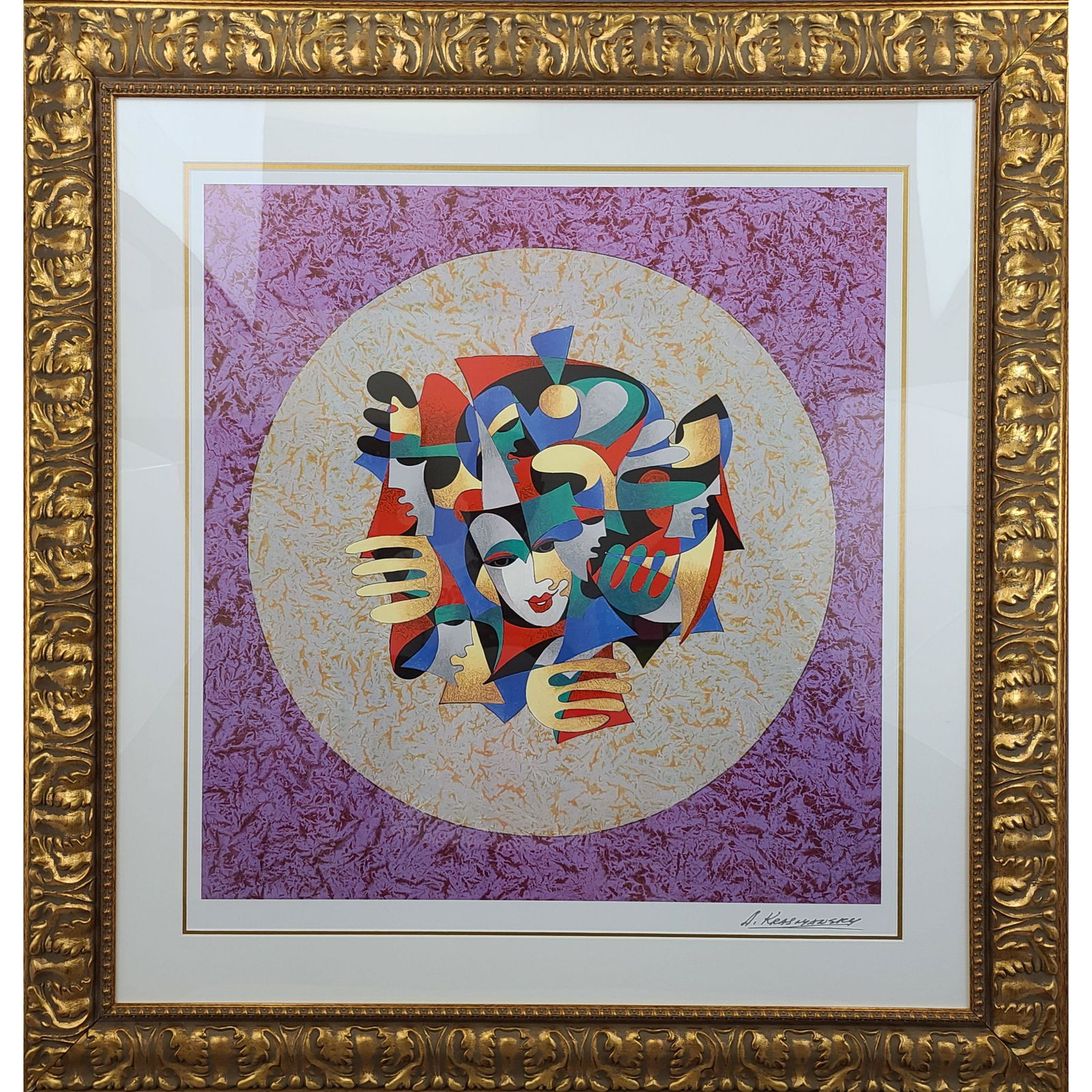 Anatole Krasnyansky "musical Sphere" Lithograph w/ COA (1 of 9)