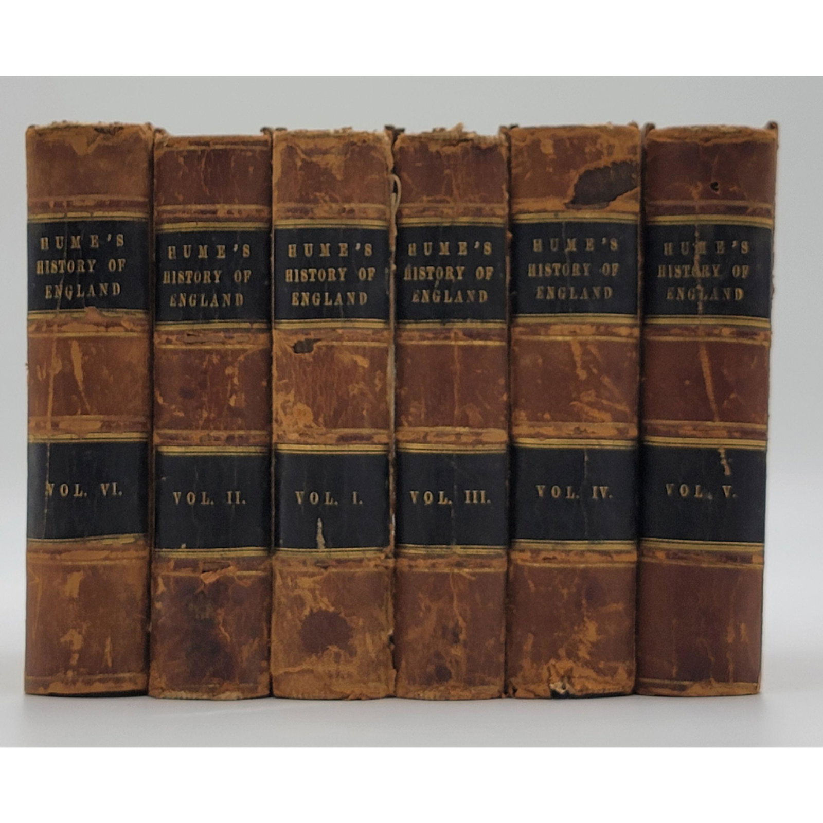 Six Volumes History of England by David Hume 1871: Six Volumes History of England by Scottish philosopher David Hume. 1871 Good condition