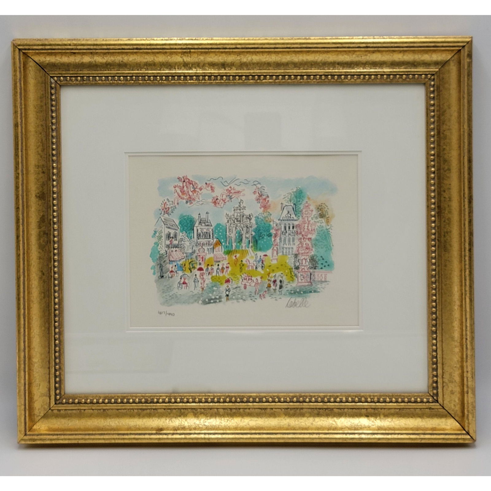 Love Birds by Charles Cobelle 1990 lithograph 407/490 (1 of 9)