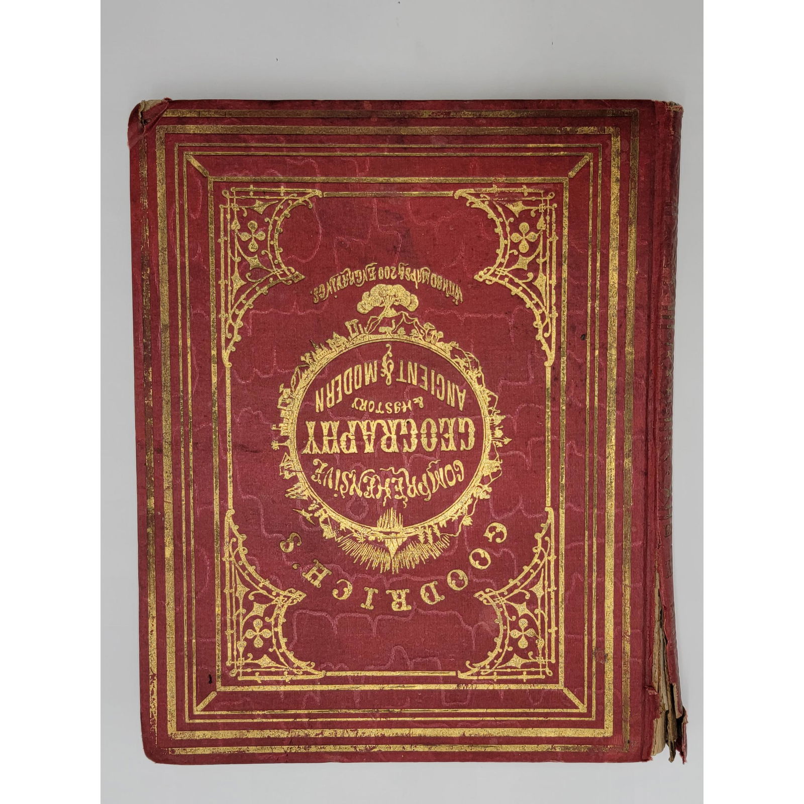 A Comprehensive Geography Book & History 1858 Pre Civil (1 of 19)