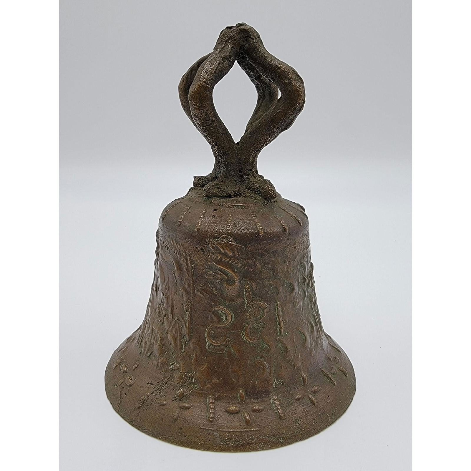 Antique Bronze Bell 19th C 1 Of 2 (1 of 12)
