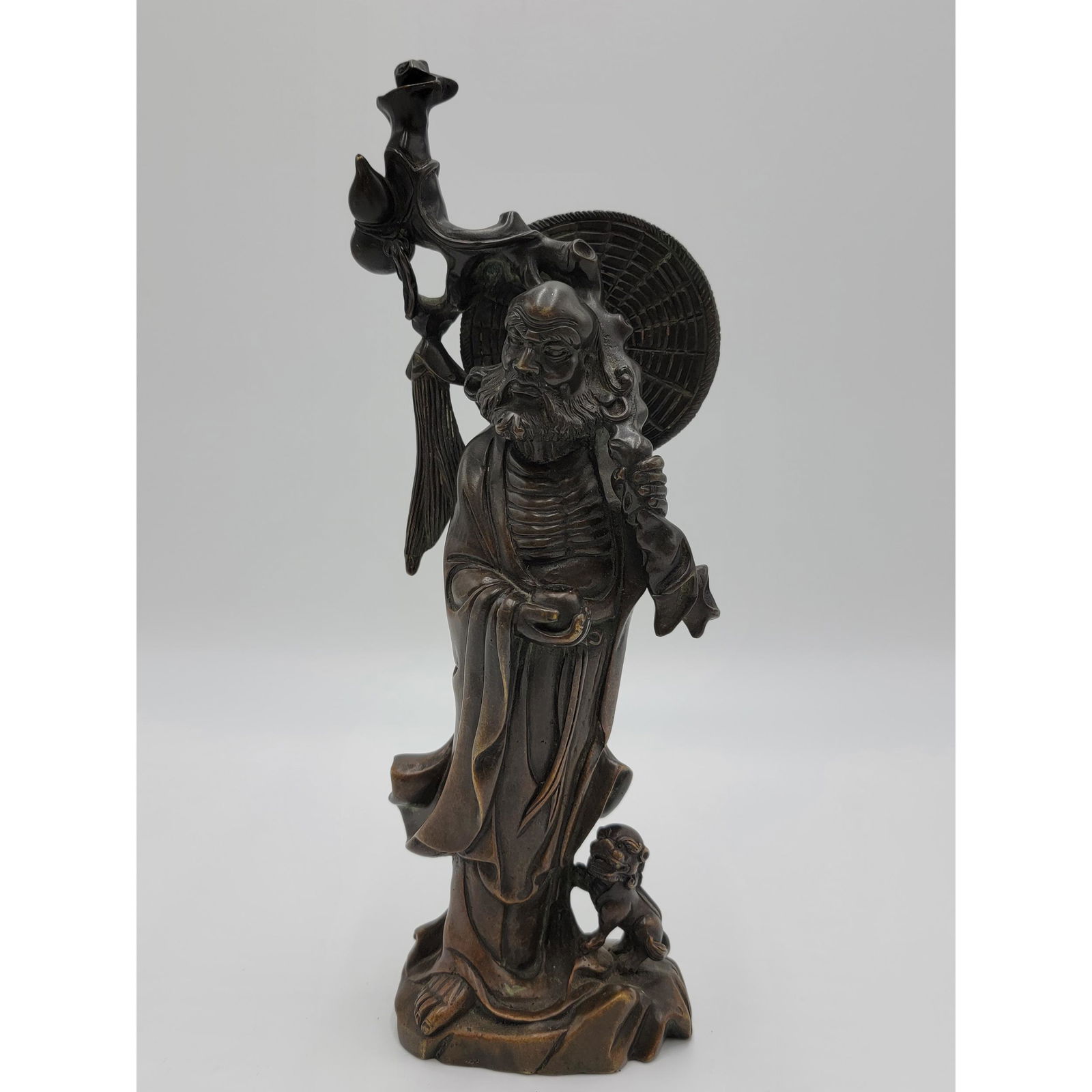 A Fine Chinese Bronze Buddha LOHAN (1 of 20)