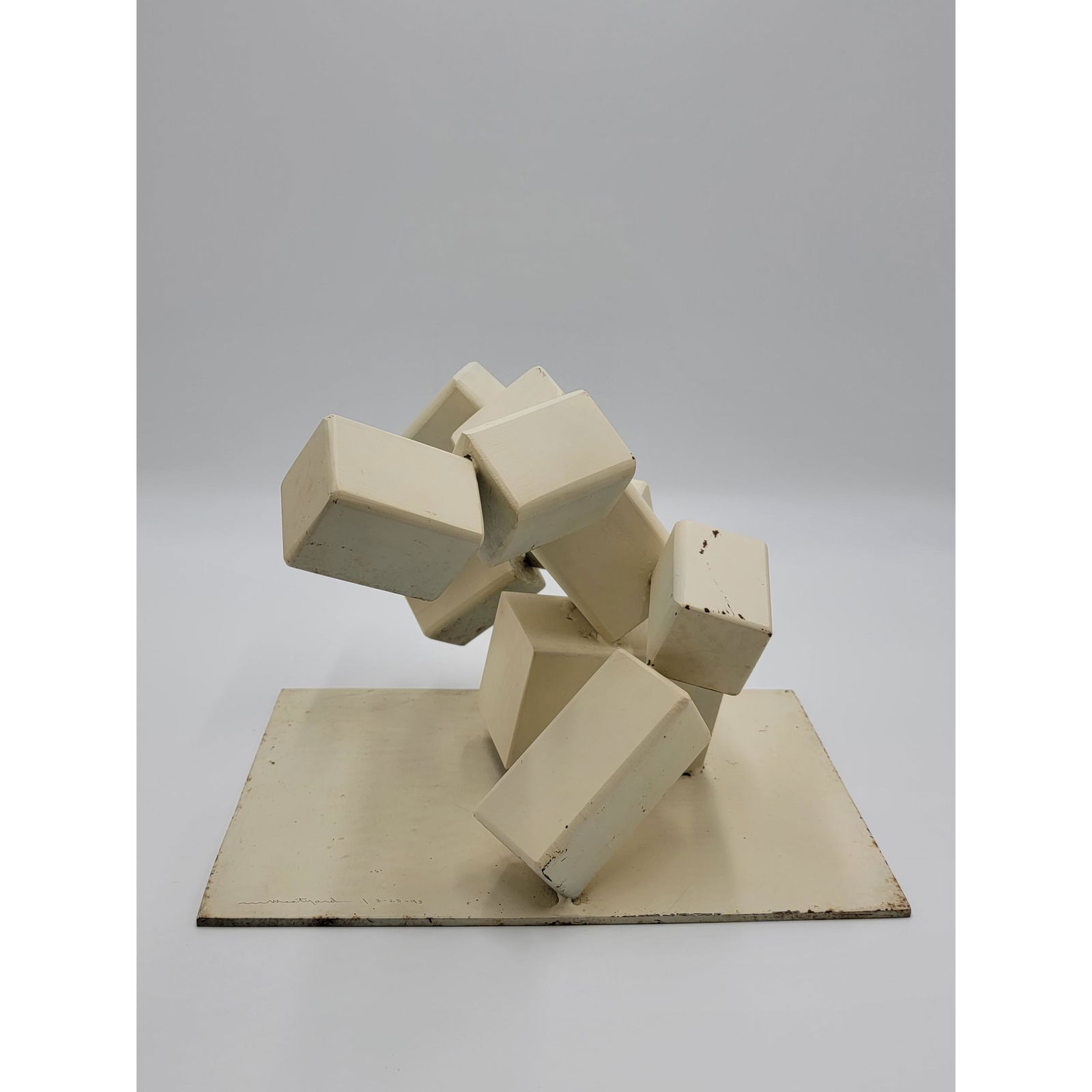 Jerry Meatyard Sculpture Signed And Dated 1993 (1 of 6)