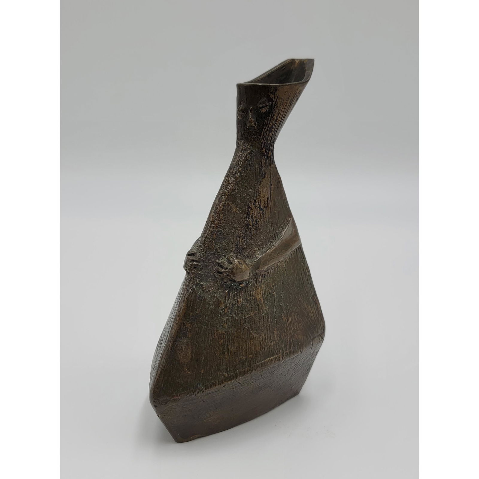 A Bronze Figural Vase Picasso Style Unsigned (1 of 16)