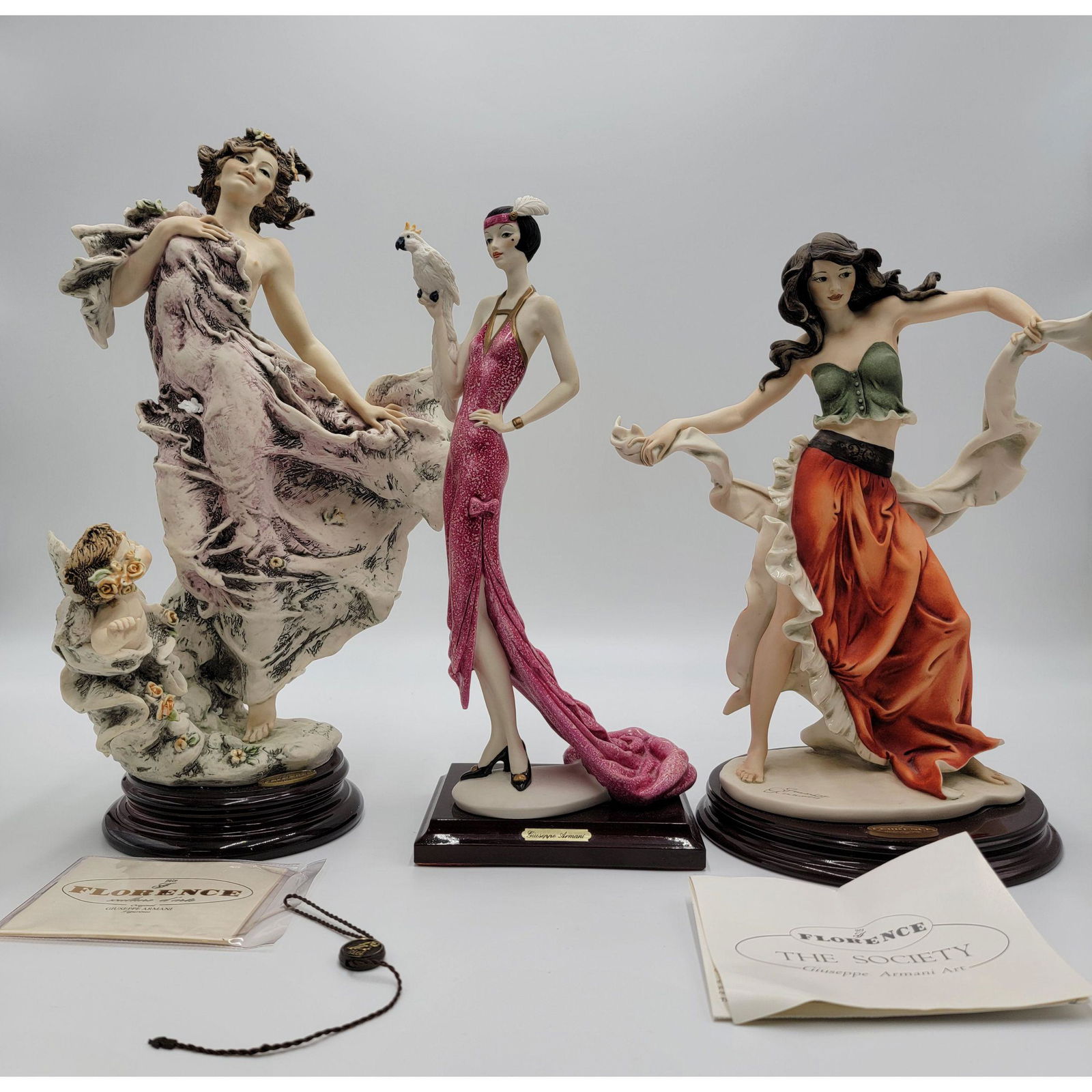 Lot Of 3 Giuseppe Armani Figurines 2 With Boxes (1 of 20)