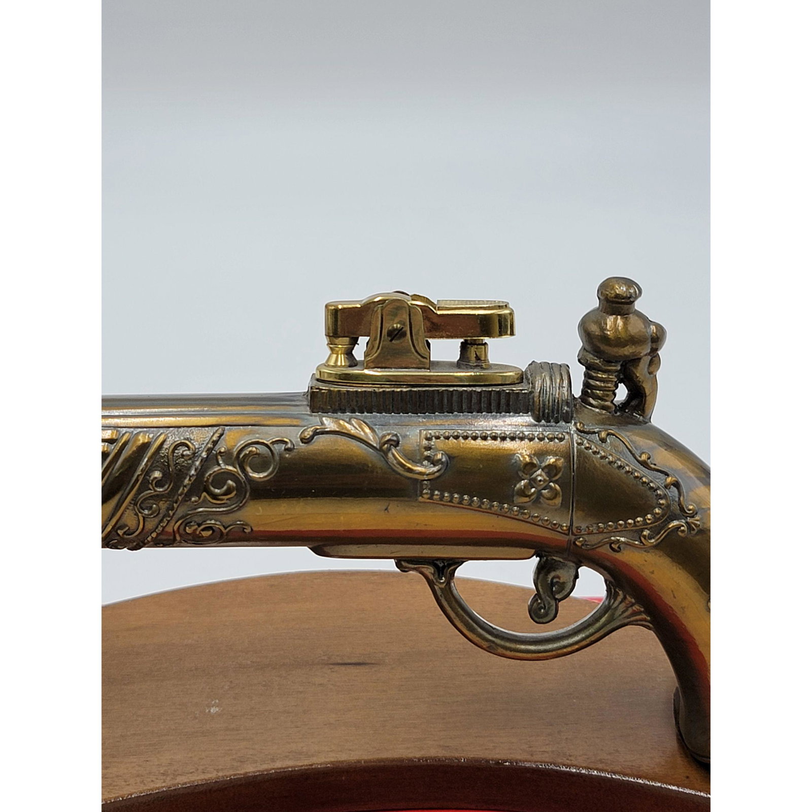 Vintage Flintlock Gun Lighter With Original Box - 3