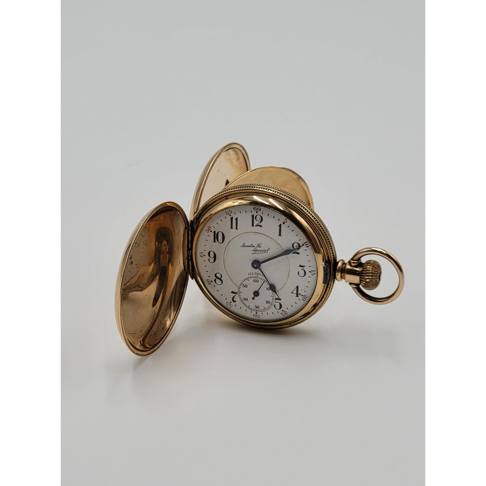 19th C  Pocket Watch Santa Fe Special Illinois (1 of 13)
