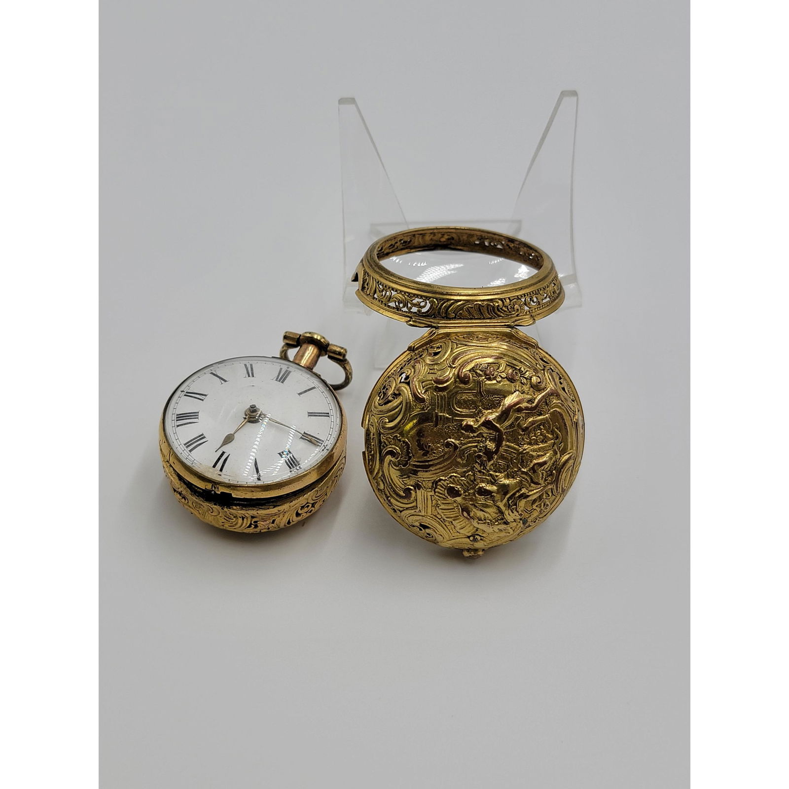 Joseph Kember Shaw, (1743-1777) Fusee Pocket Watch RARE (1 of 20)