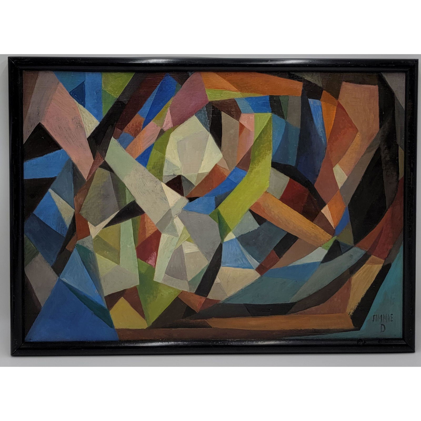 James Daugherty 1889-1974 Abstract Painting On Canvas (1 of 12)