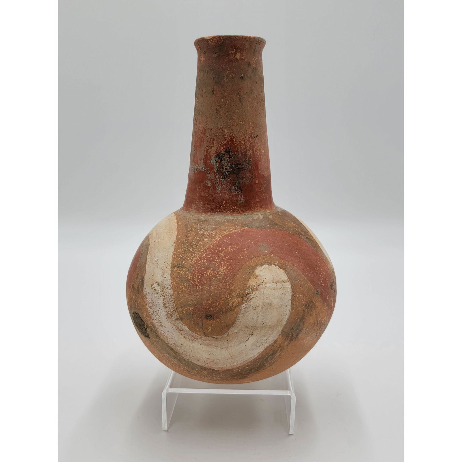 Native American Pottery Quapaw? Swirl Pot (1 of 16)