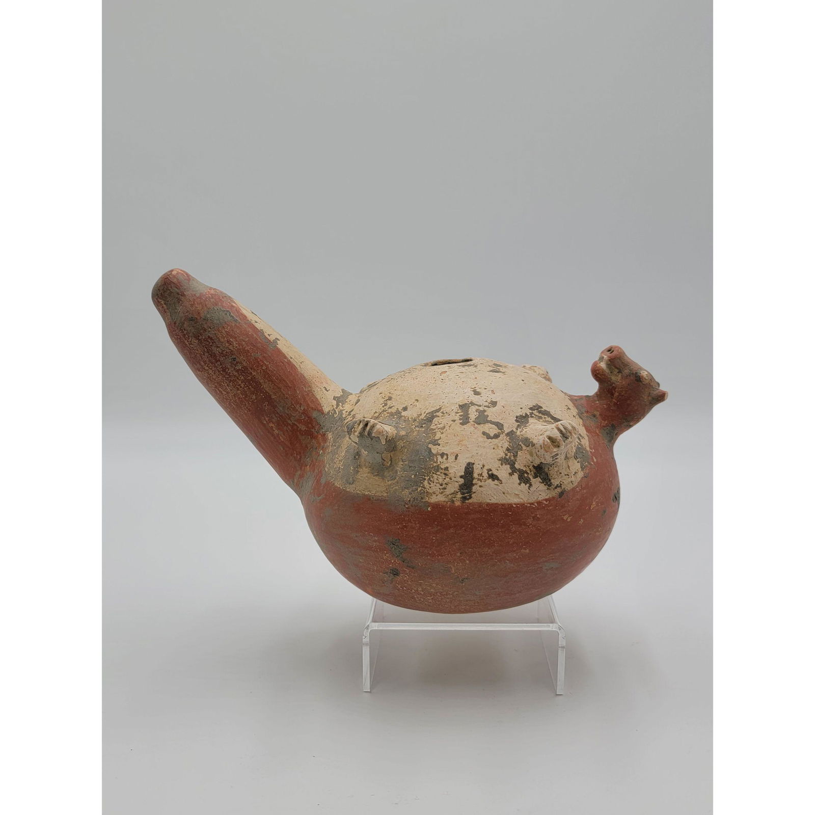Native American Pottery Quapaw? Effigy Pot / Vessel (1 of 15)