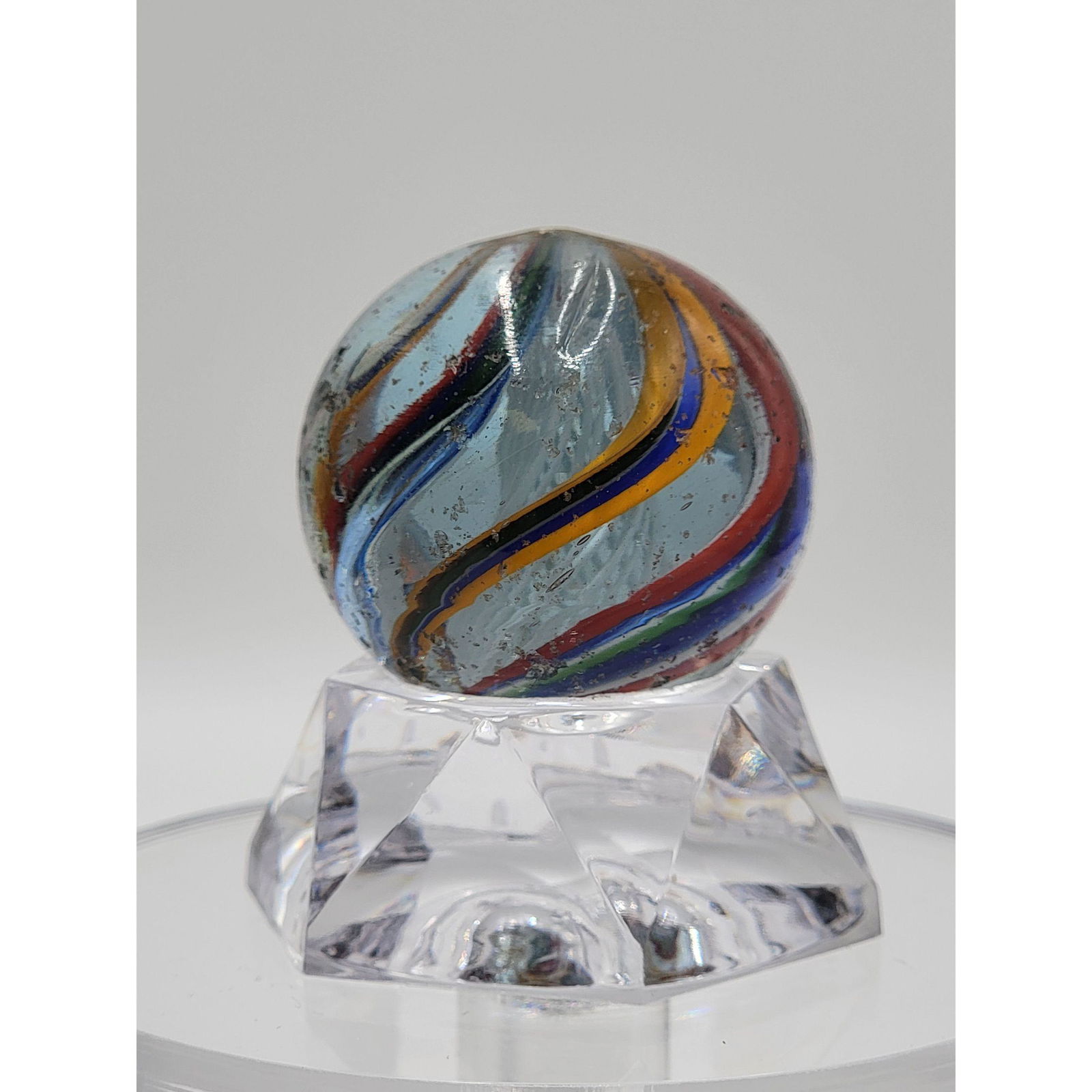 Large Vintage Solid Core Swirl Marble (1 of 8)
