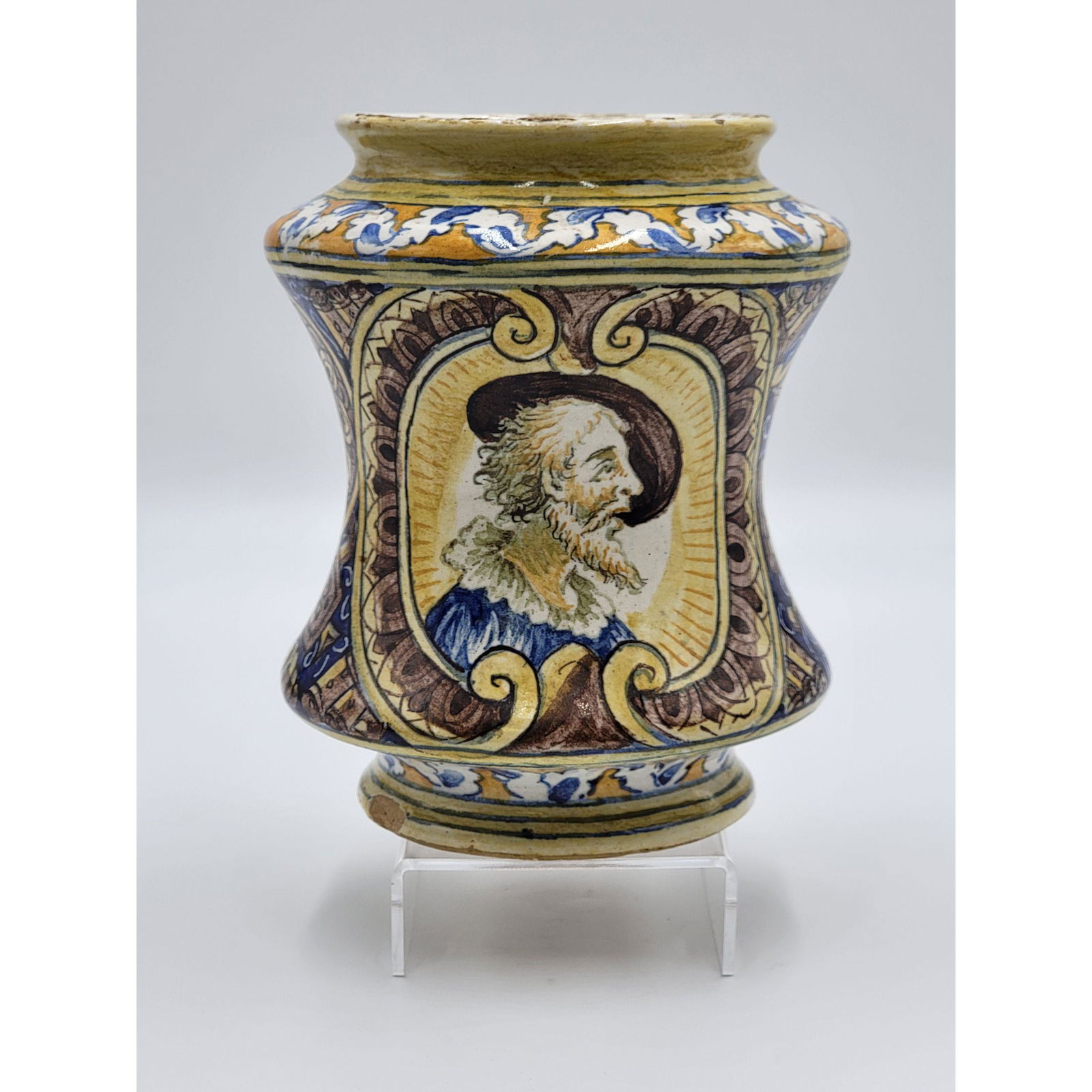 Antique Faience Apothecary? Jar (1 of 17)